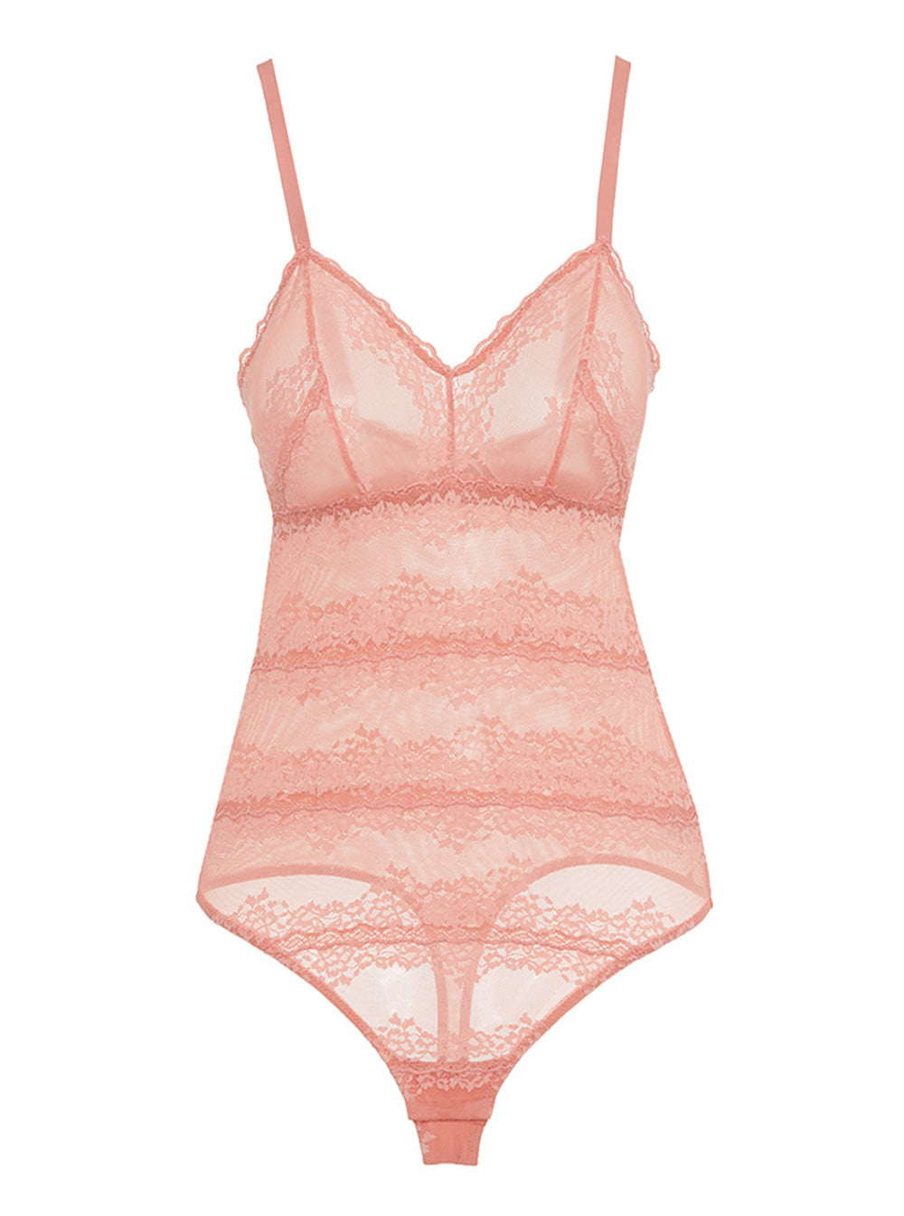 Pink Teddy - Brianna Bodysuit