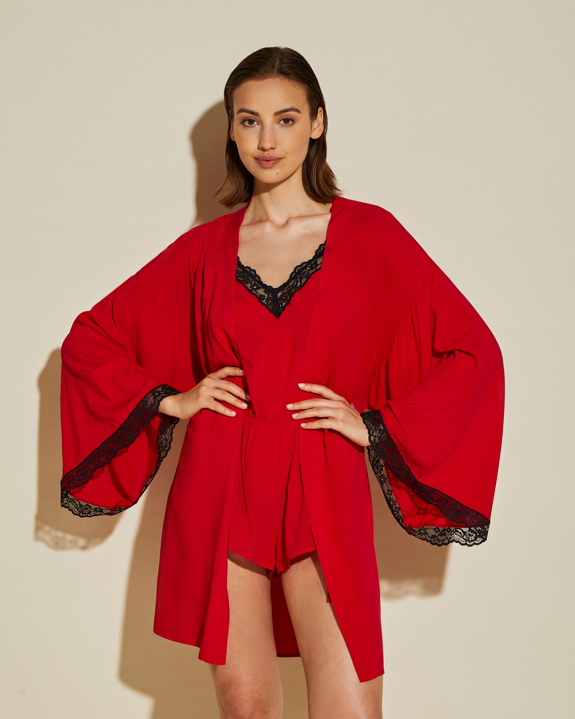 Print Kaftan Kimono - Brielle Kimono Robe
