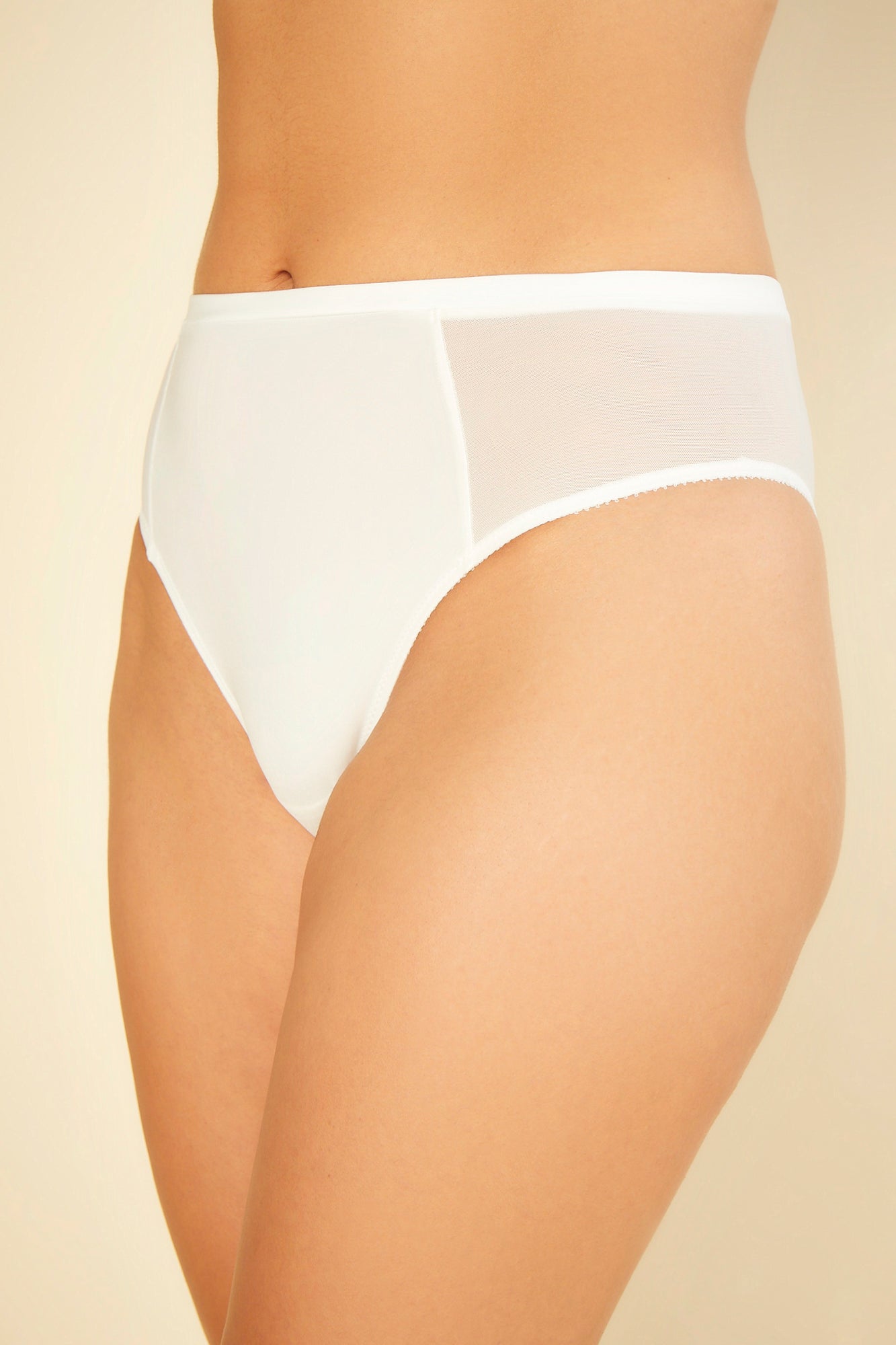 Blanca Braguitas Tipo Bikini - Cara Free People Braguita Estilo Bikini De Talle Alto