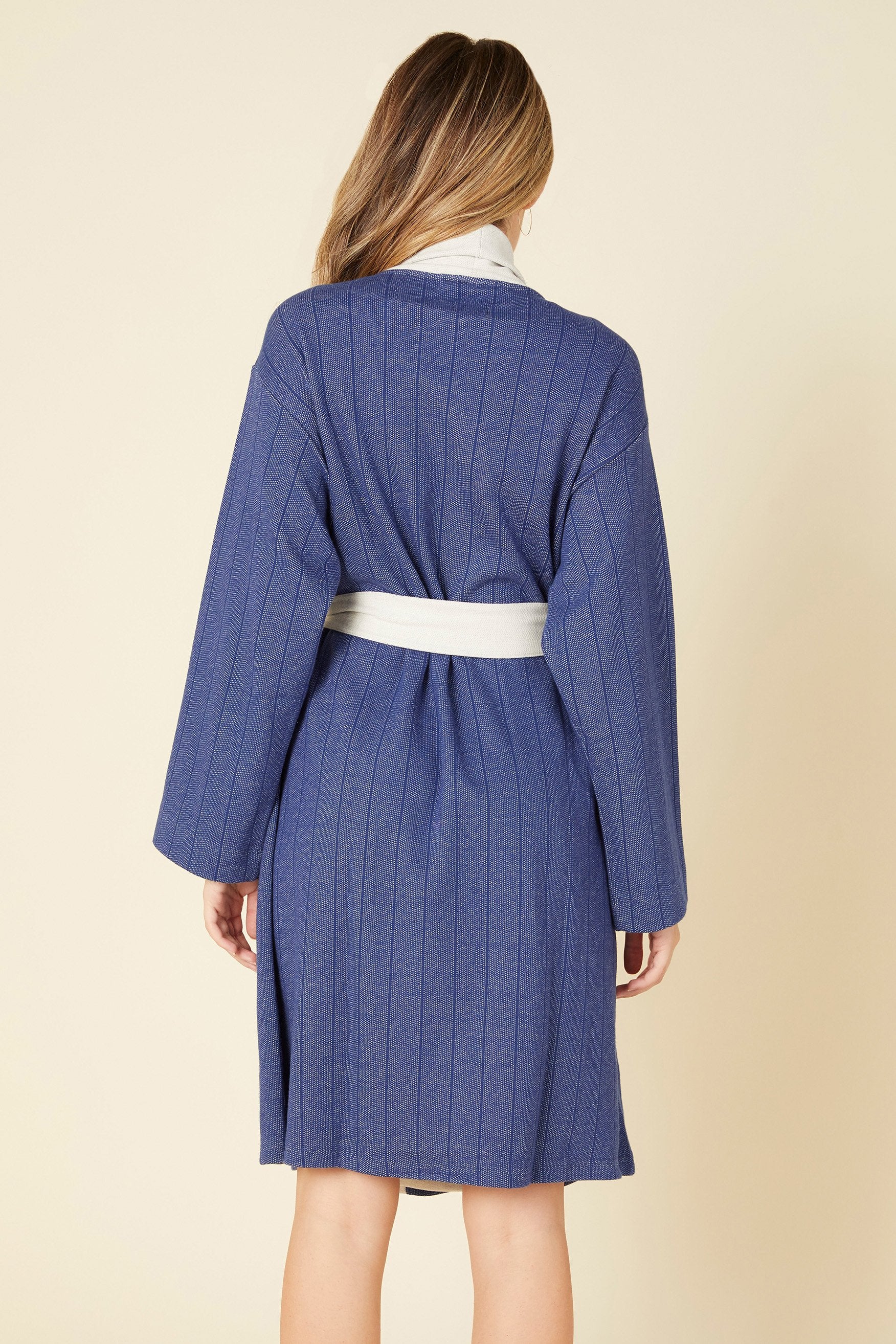 Bleue Robe De Chambre - Cozy Robe De Chambre Fantaisie