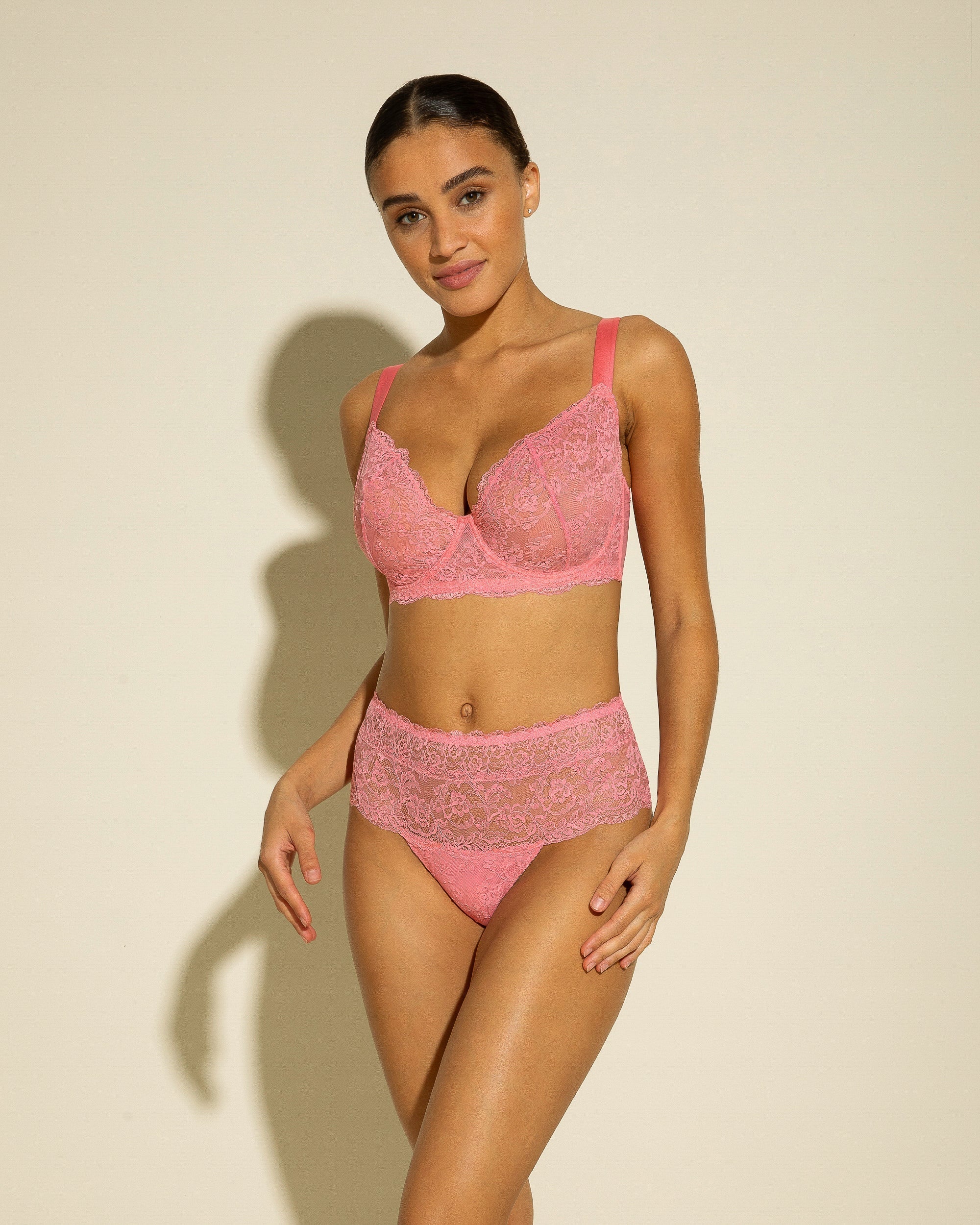 Rose Soutien-Gorge - Courtney Soutien-Gorge À Armatures