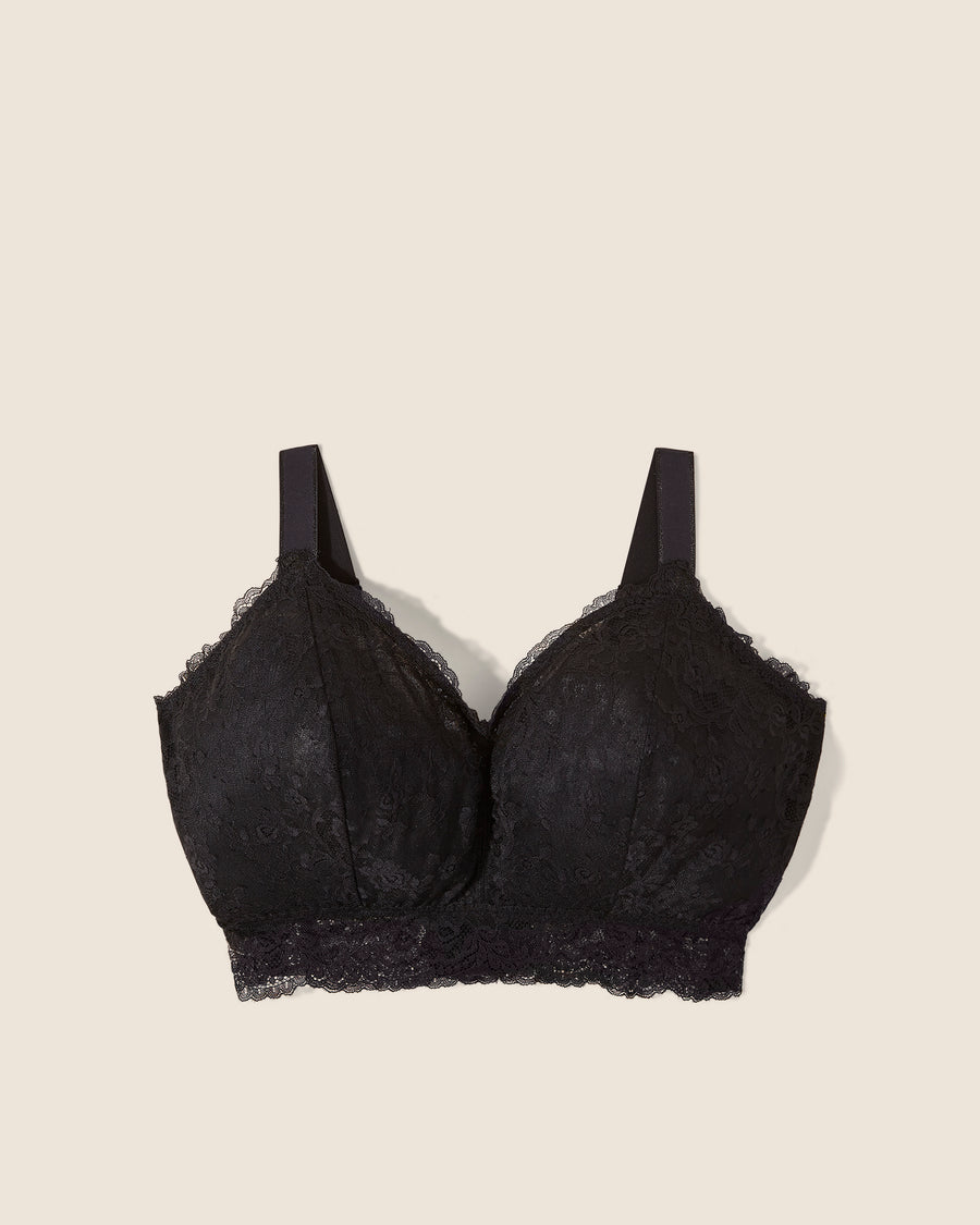 Noir Bralette - Courtney Bralette Super Sinueuse