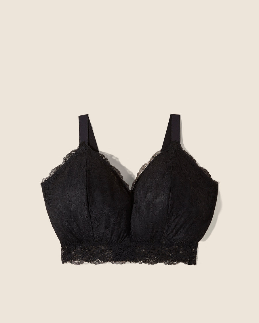 Noir Bralette - Courtney Bralette Ultra Sinueuse