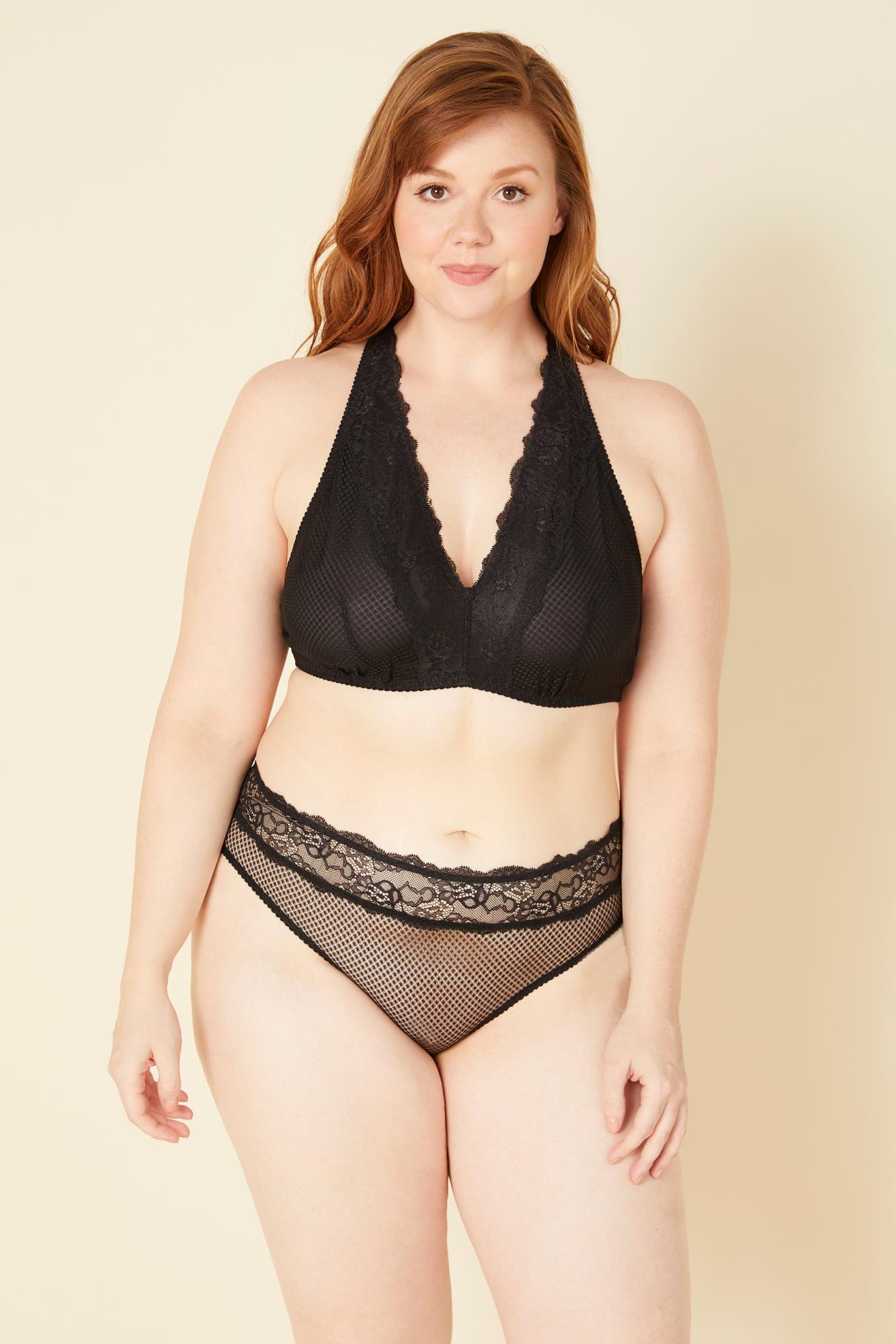 Noir Culotte Style Bikini - Cosabella Amore Darling Culotte Style Bikini - Grande Taille