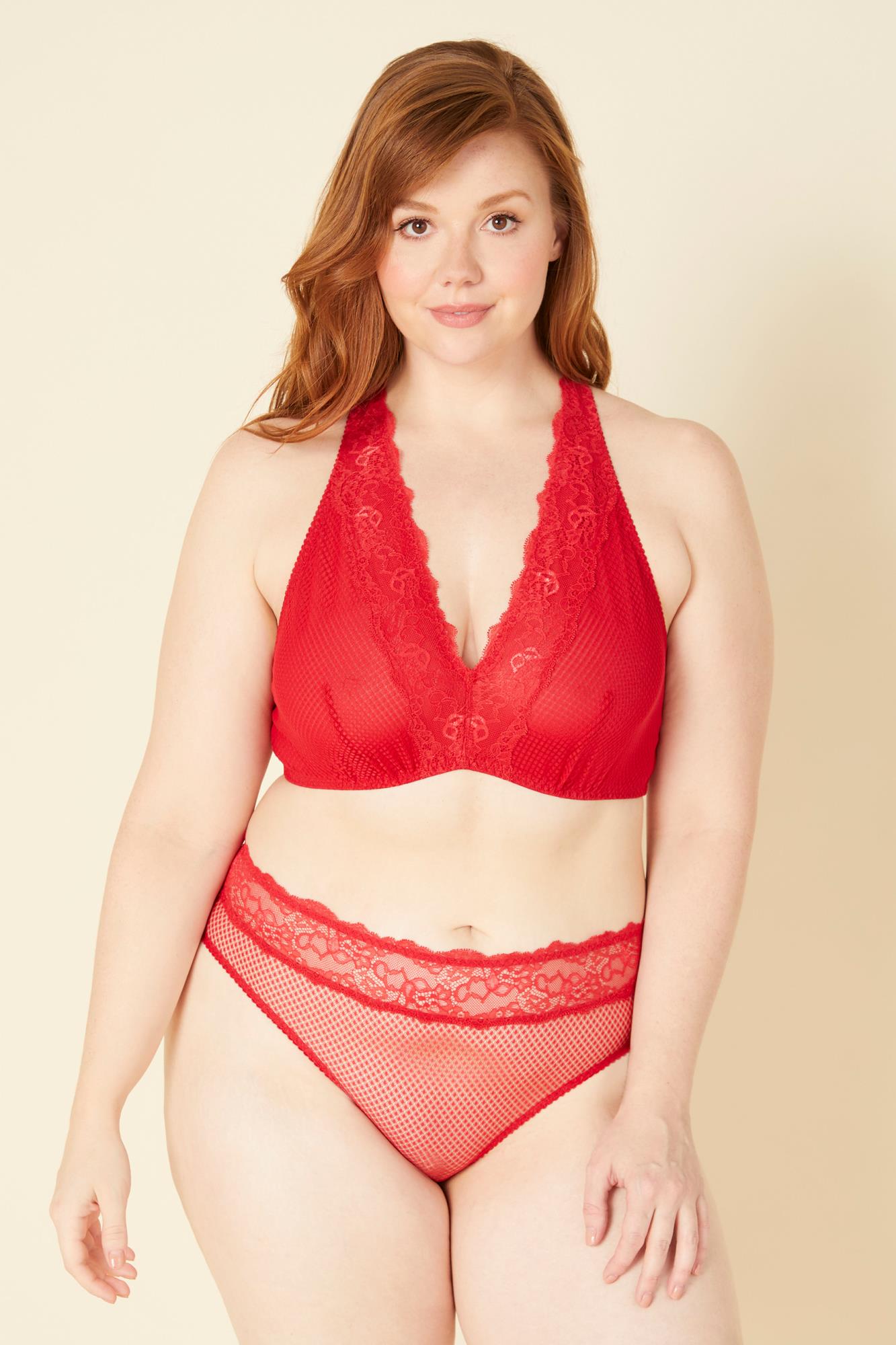 Roja Braguitas Tipo Bikini - Cosabella Amore Darling Grandes Tailles - Bikini