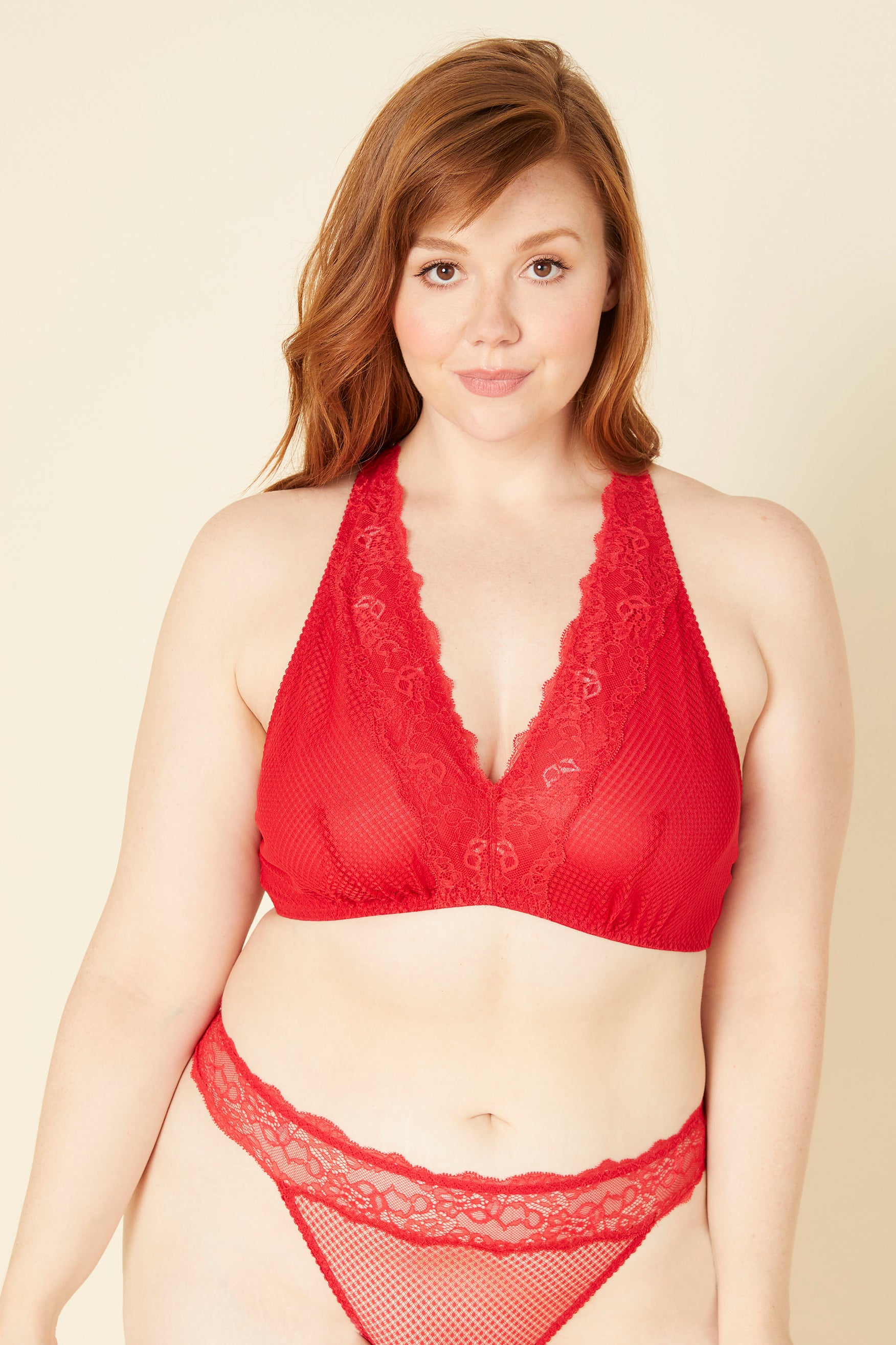 Rossa Bralette - Cosabella Amore Darling Bralette Extended Con Spalline Incrociate