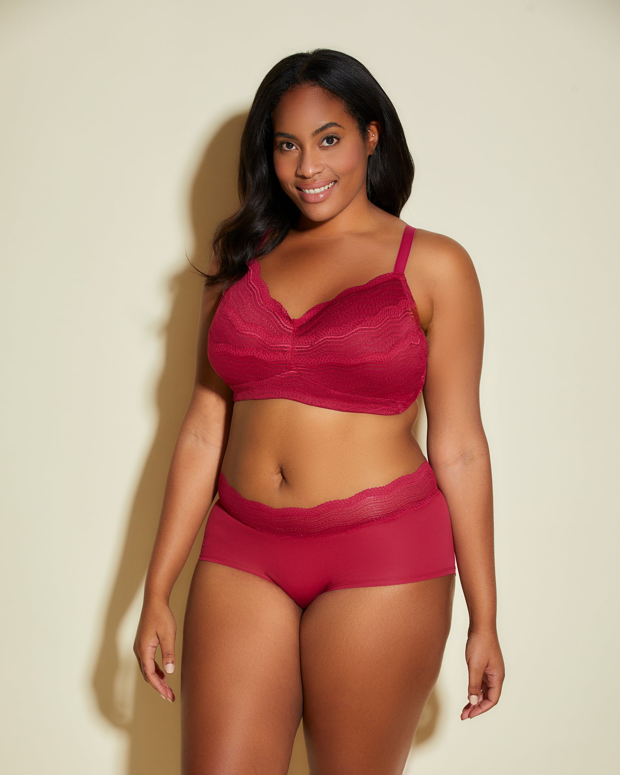 Rot Boyshort-Panty - Dolce Extended Boyshort-Panty