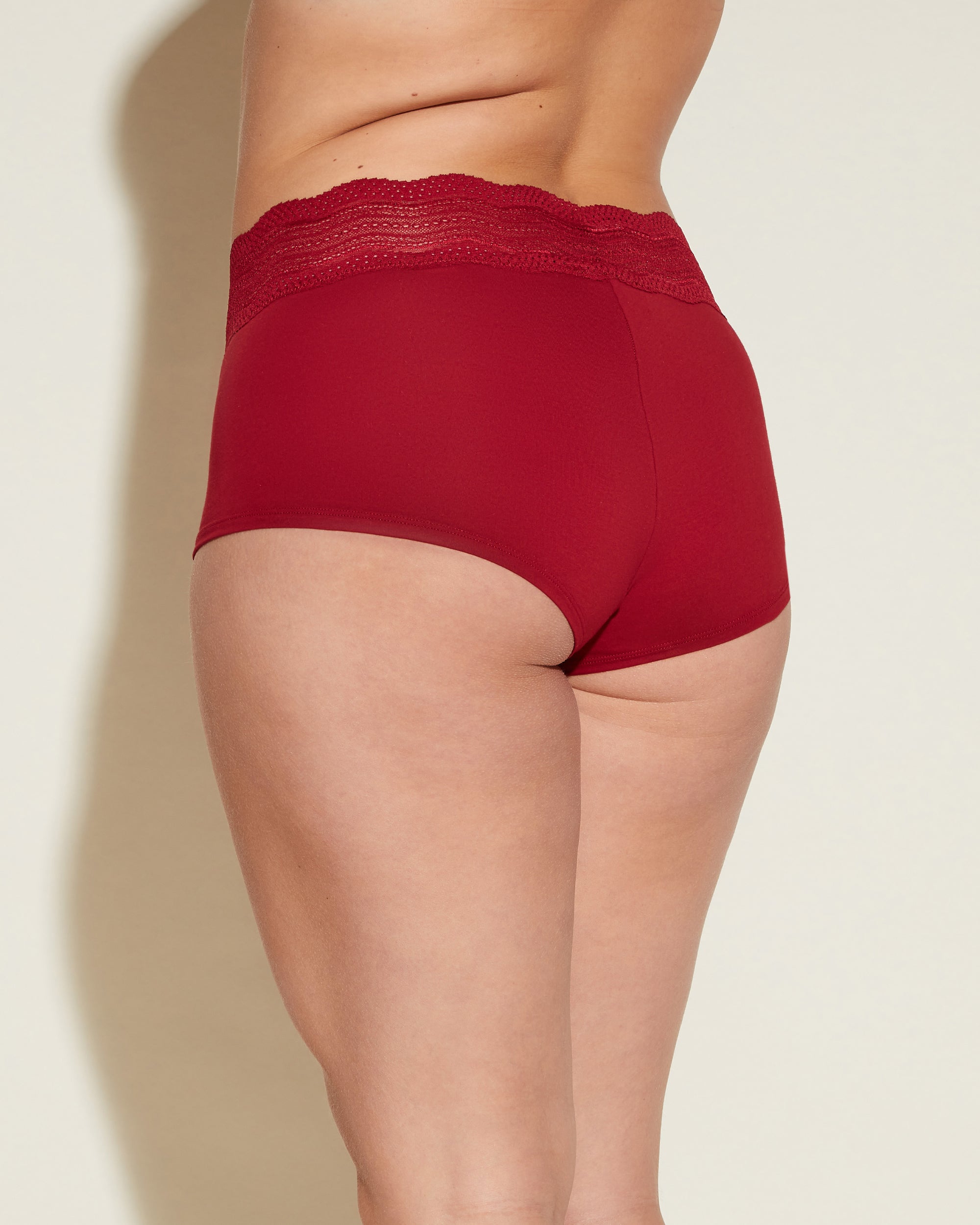 Red Boyshort - Dolce Extended Boyshort