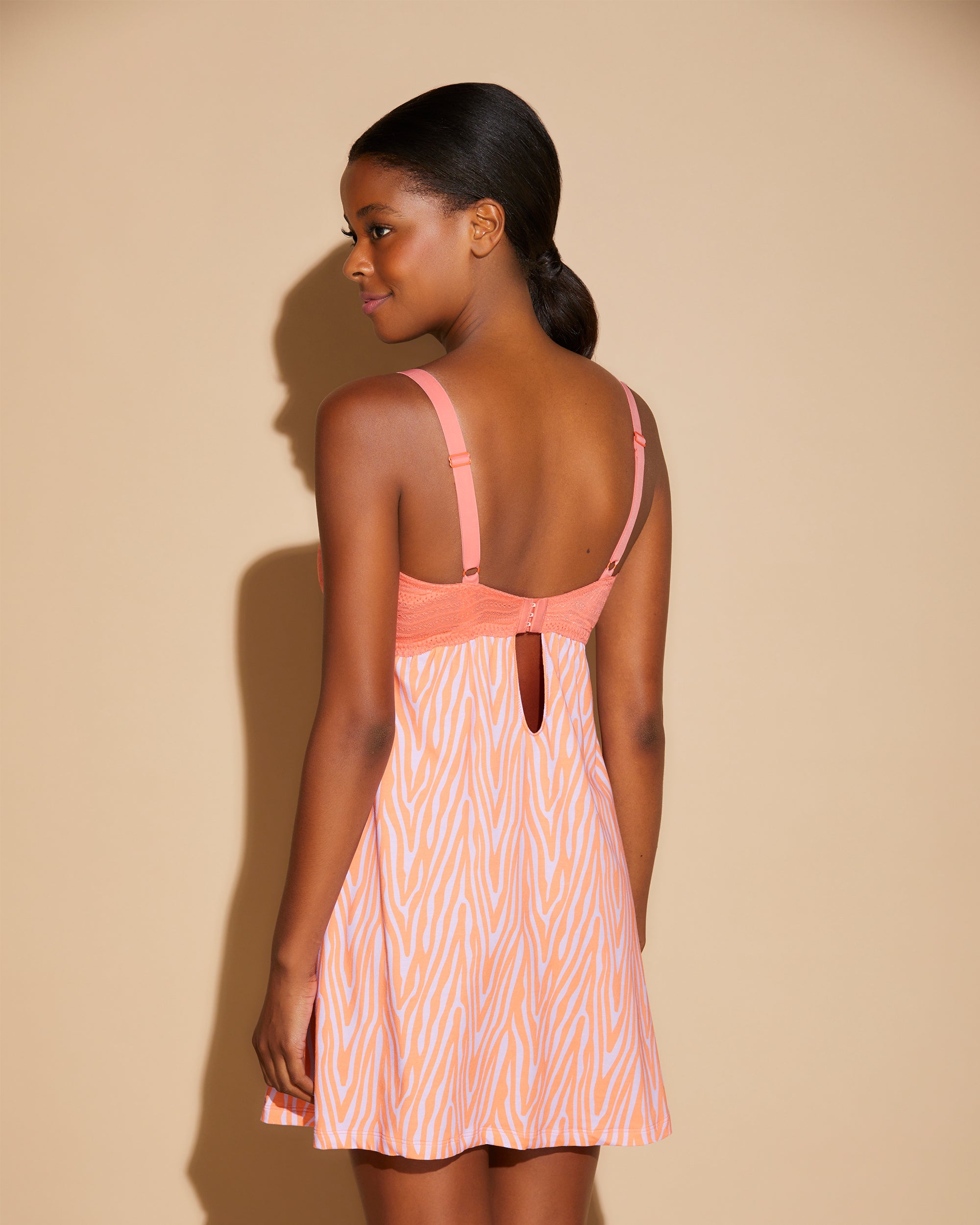 Naranja Picardías - Dolce Print Picardías Curvy