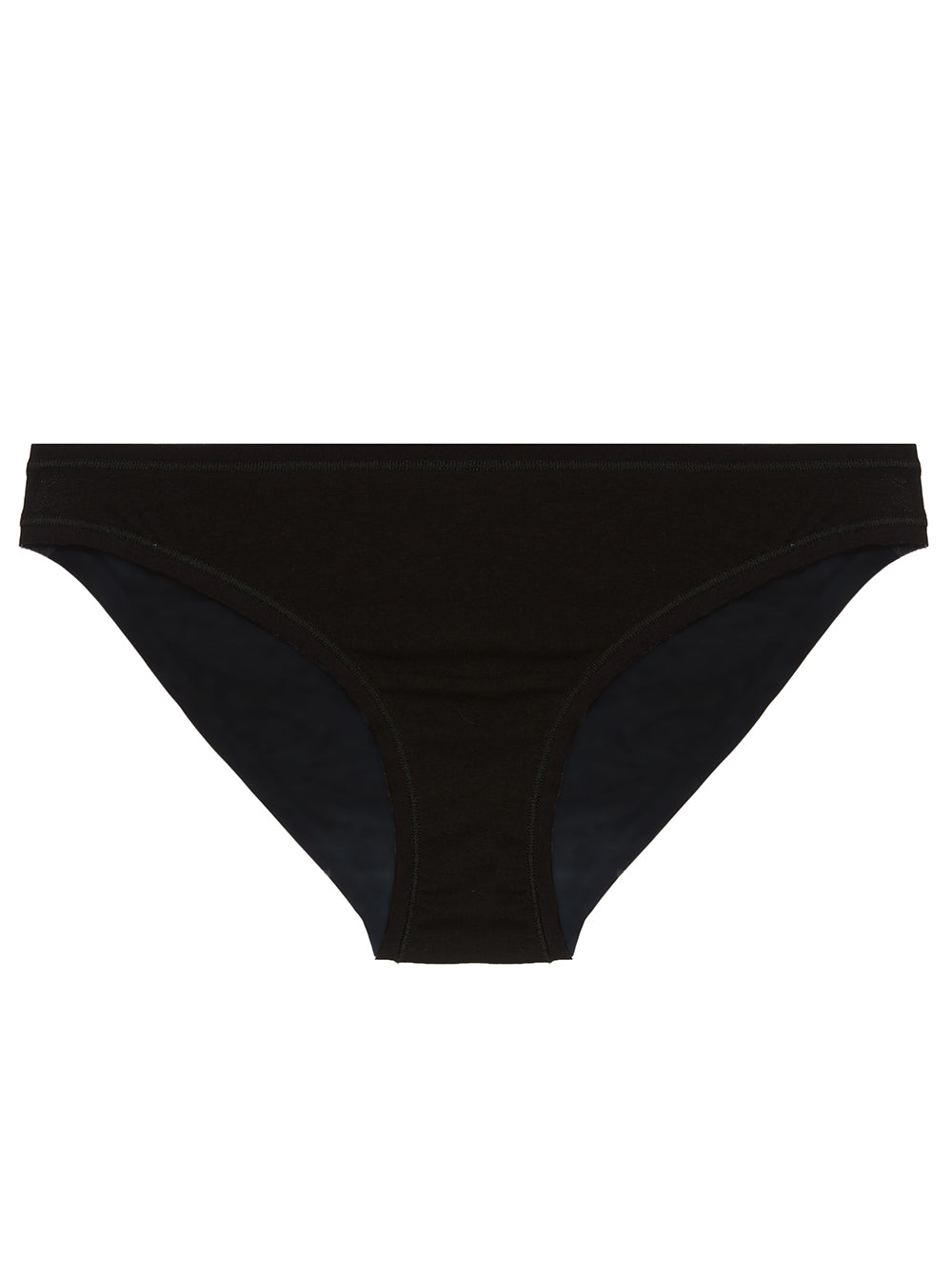 Schwarz Tanga - Everday Cotton Bikini