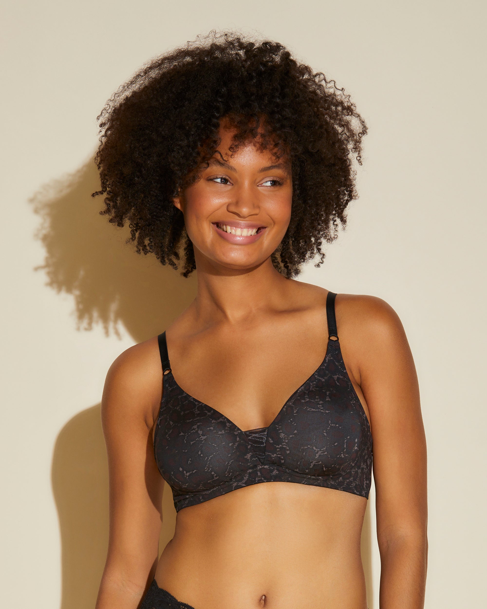 Noir Bralette - Evolution Printed Brassière