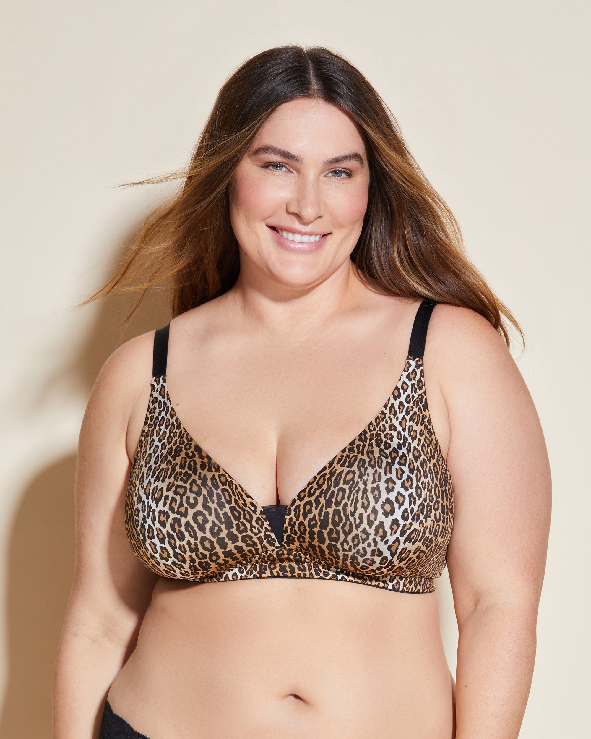 Brown Bralette - Evolution Printed Extended Bralette