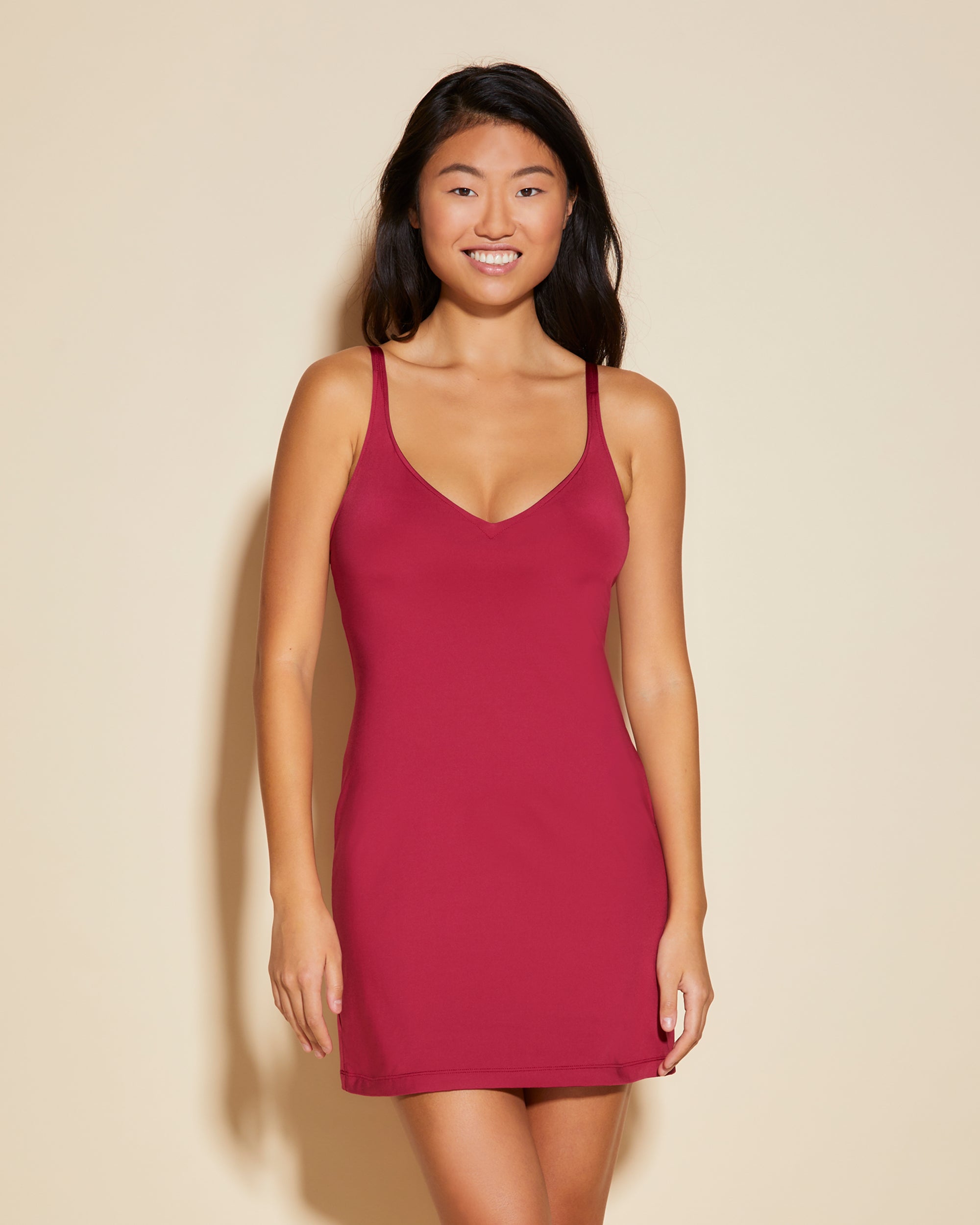 Rouge Chemise De Nuit - Evolution Nuisette