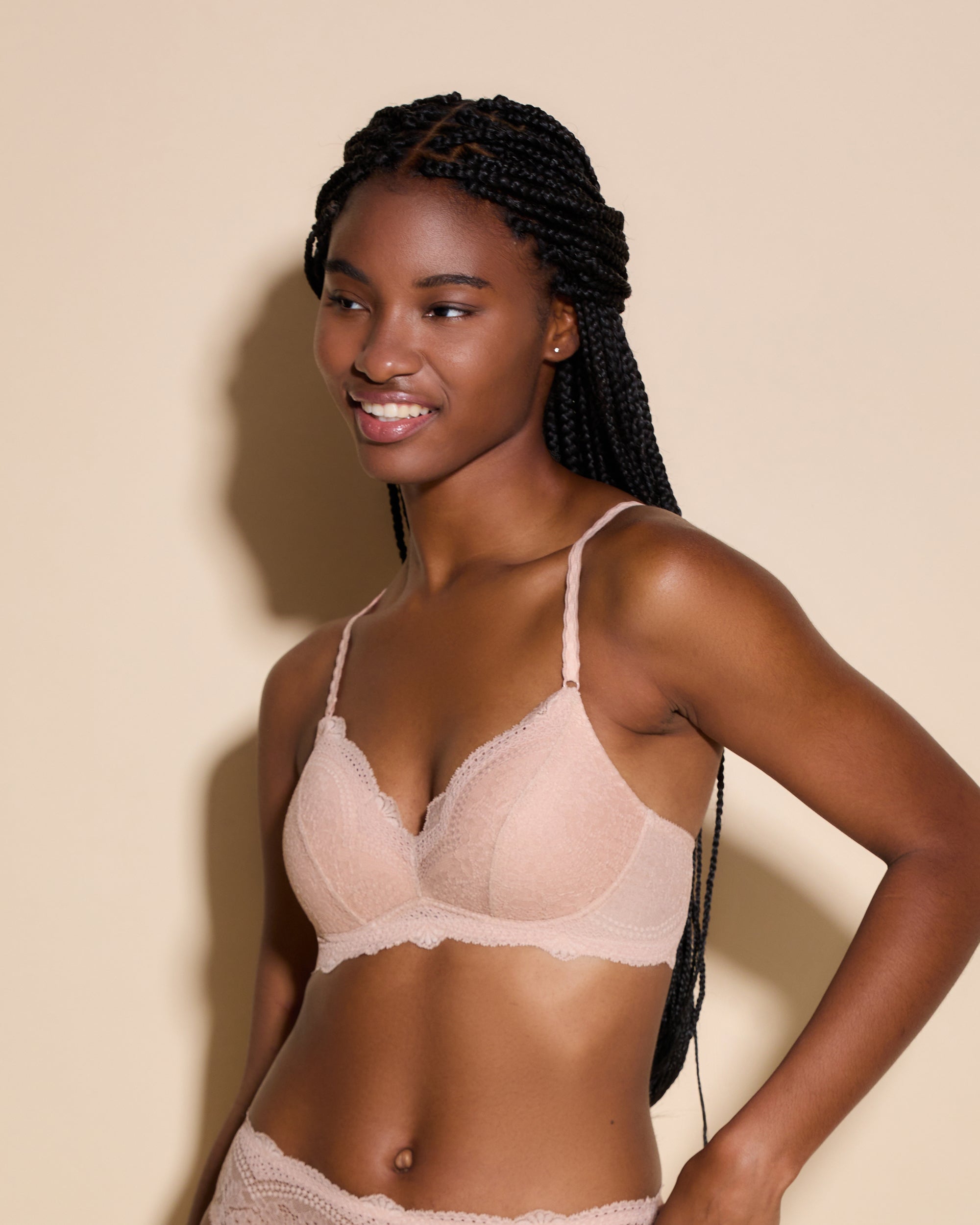Beige Bralette - Forte Padded Bralette
