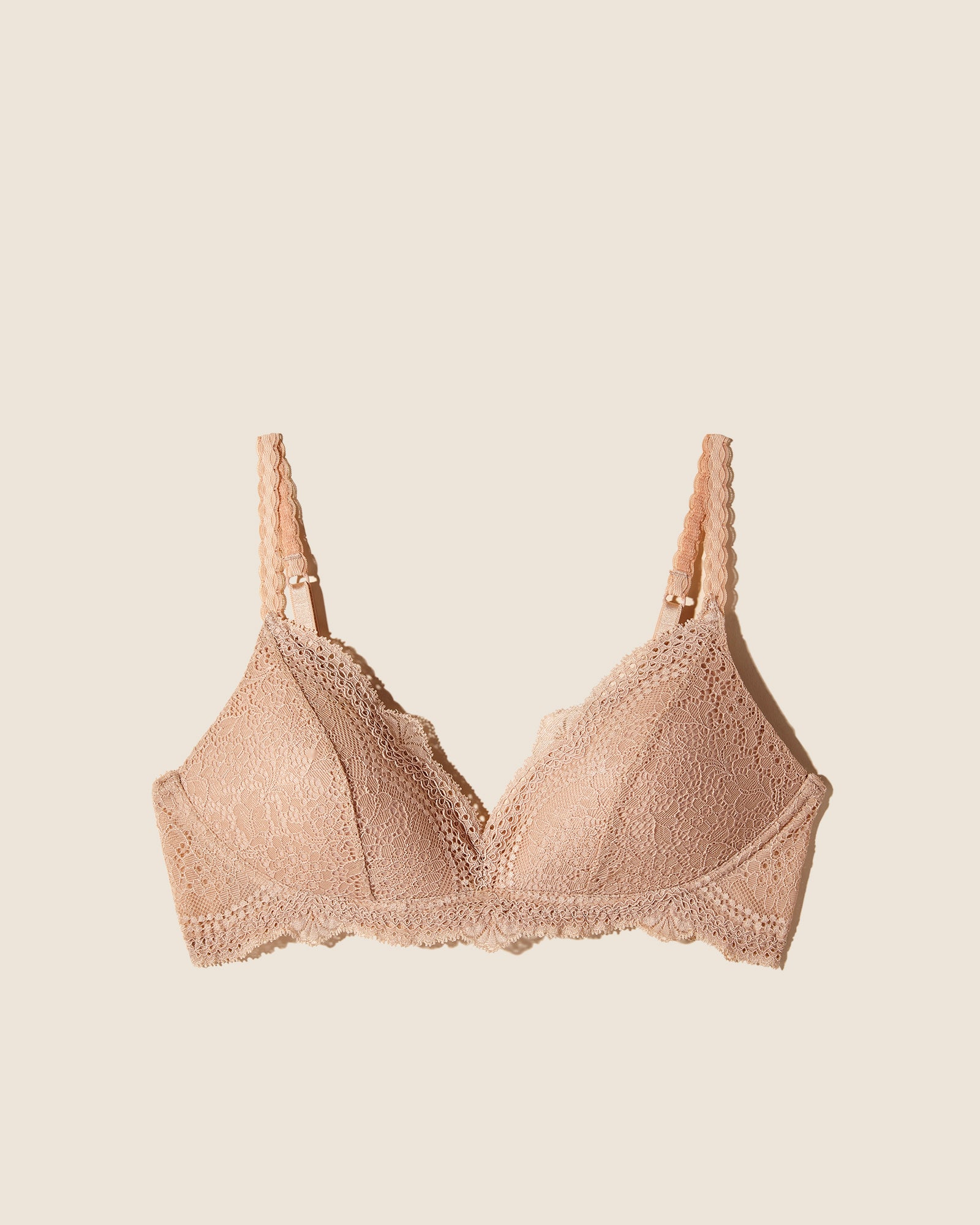 Beige Bralette - Forte Petite Travel Padded Bralette