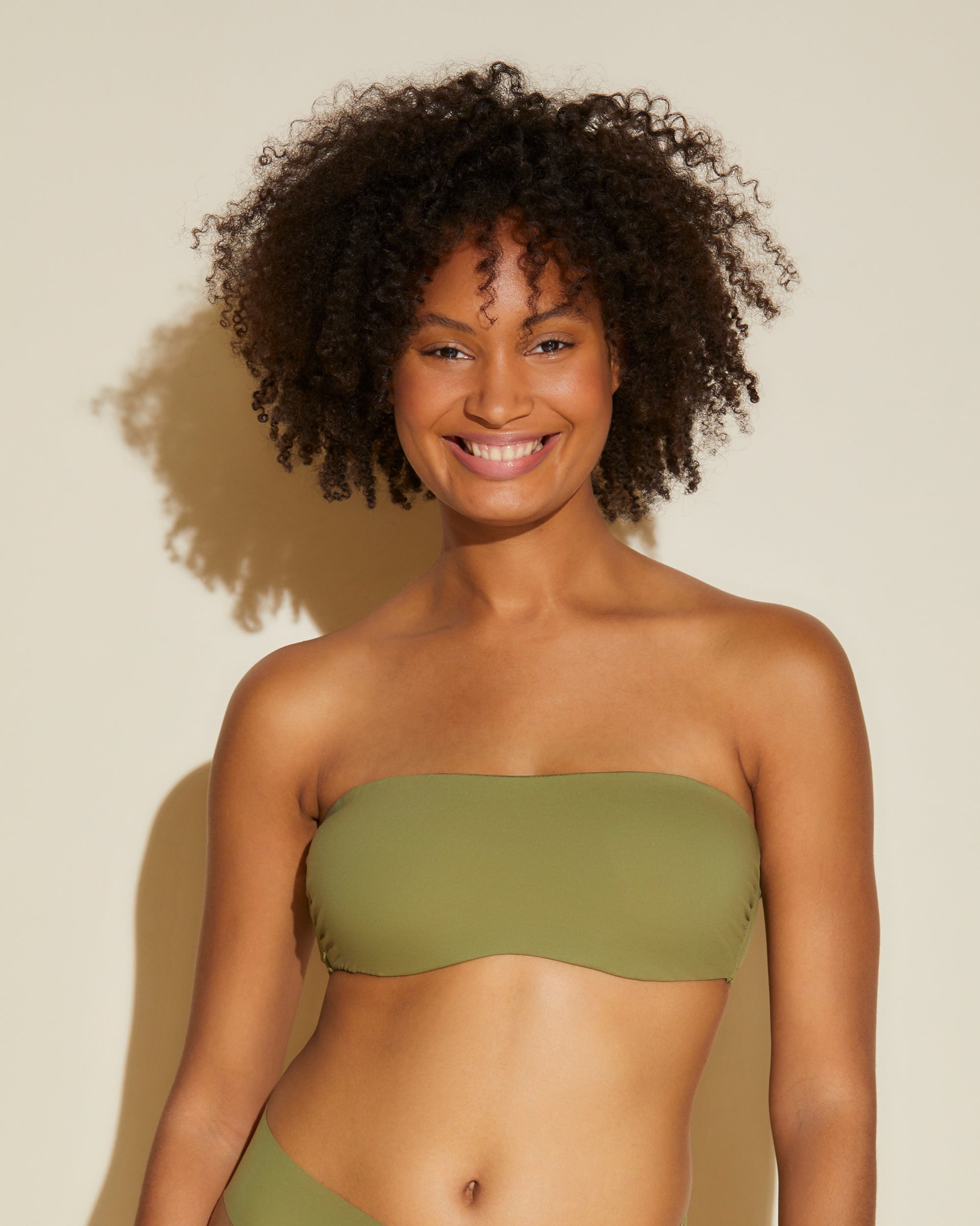 Green Bra - Free Cut Micro Bandeau Bra