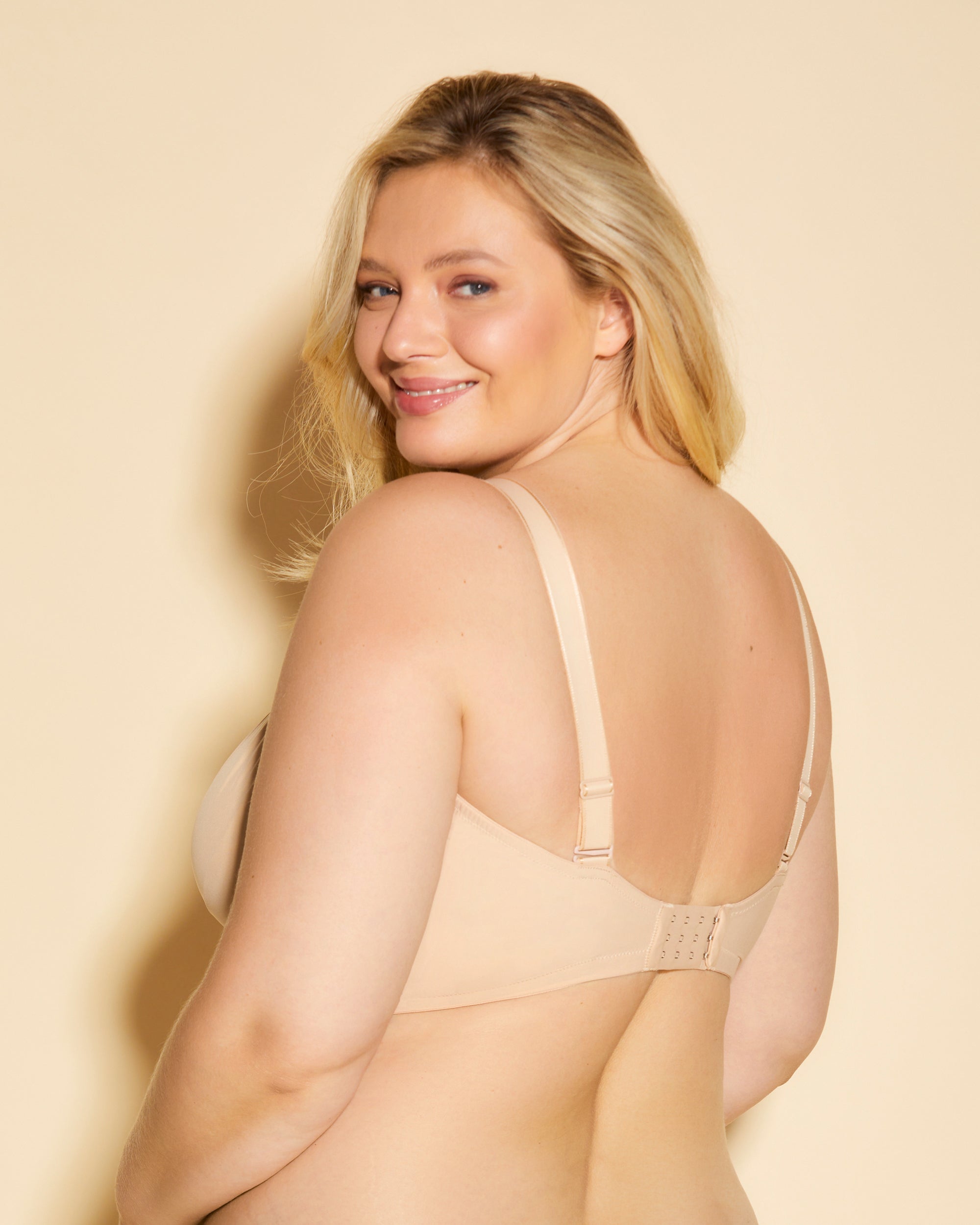 Beige Bralette - Free Cut Micro Bralette Ultra Curvy