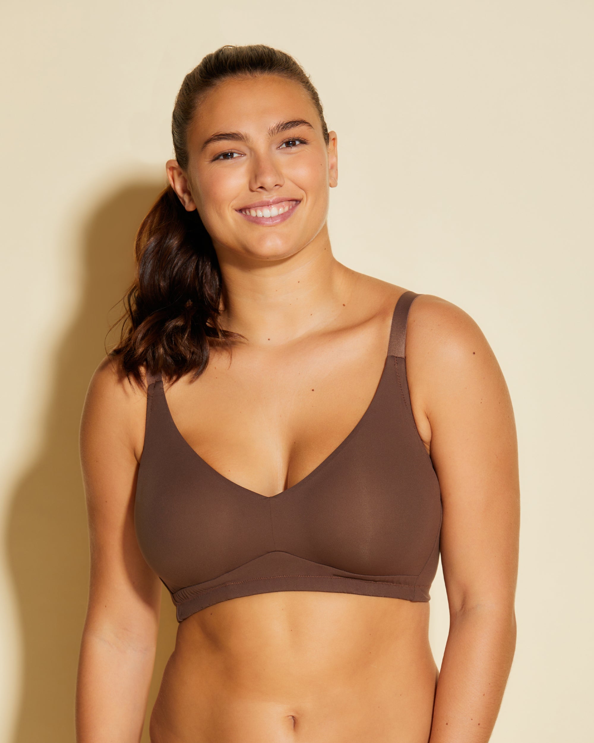 Braun Bralette - Free Cut Micro Curvy Bralette