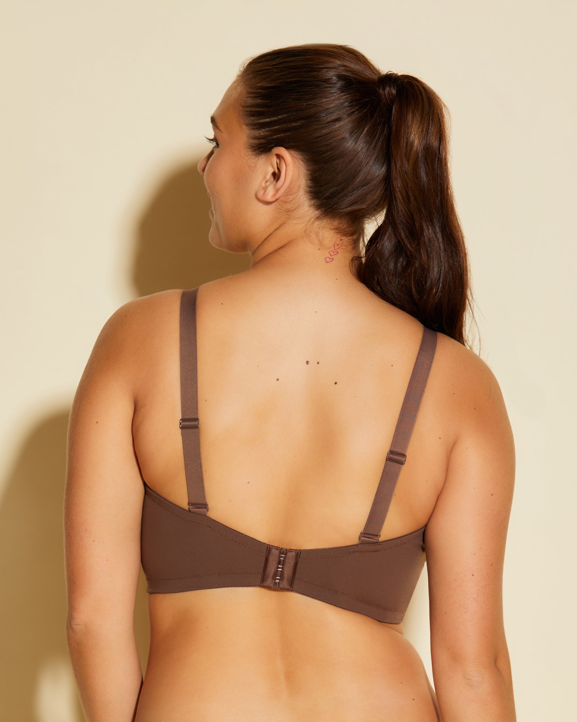 Marron Bralette - Free Cut Micro Brassière Curvy