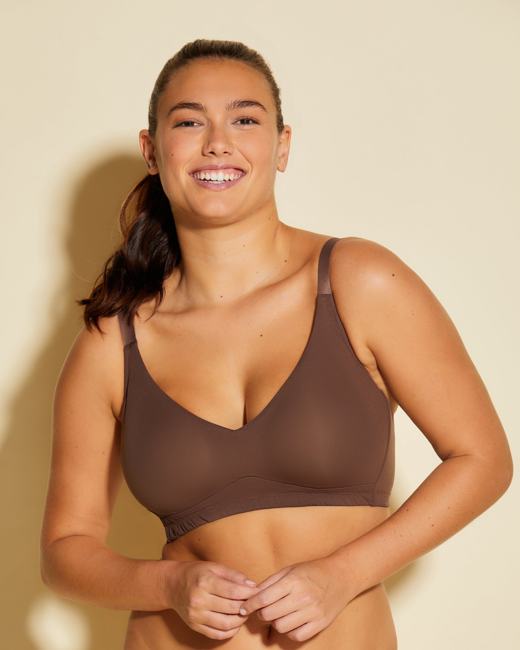Braun Bralette - Free Cut Micro Curvy Bralette
