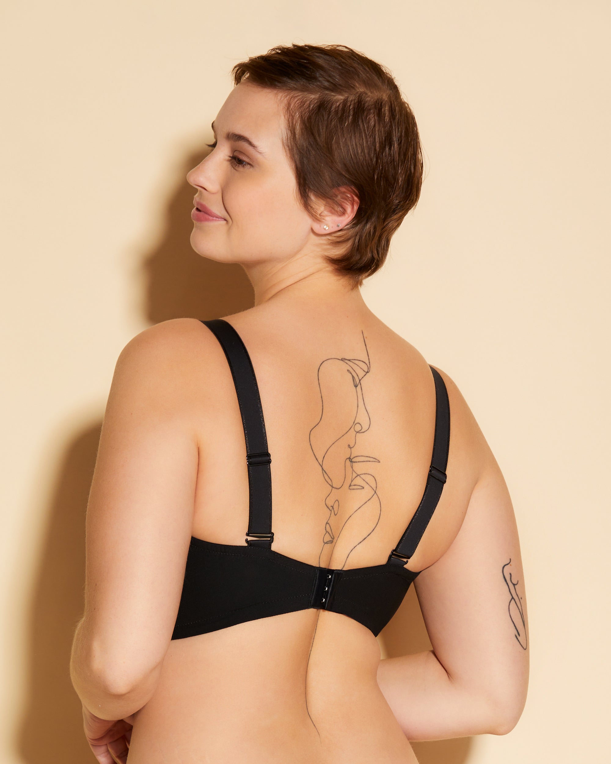 Noir Bralette - Free Cut Micro Brassière Super Curvy