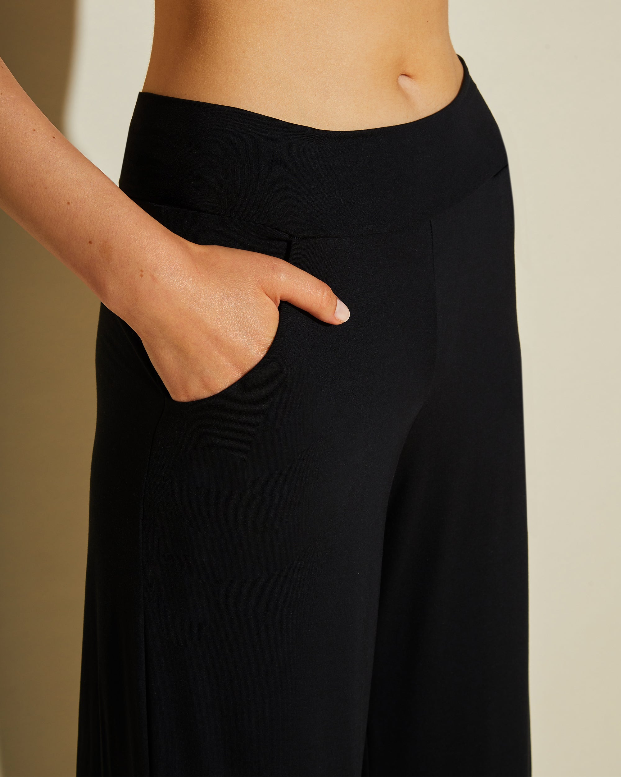 Negro Pantalones - Giulia Pantalones