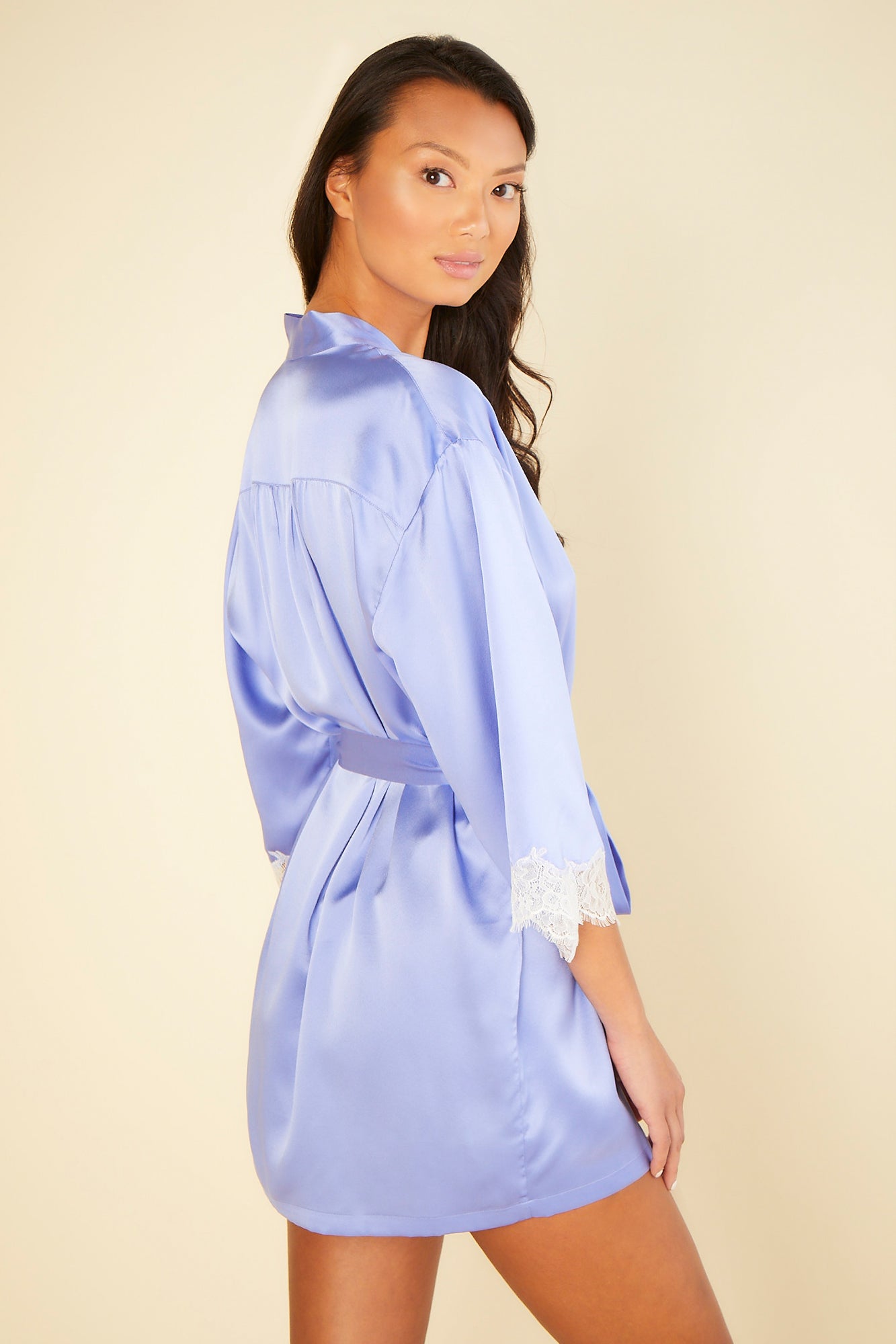Bleue Robe De Chambre - Charlotte Robe Short Cosabella X Journelle Charlotte
