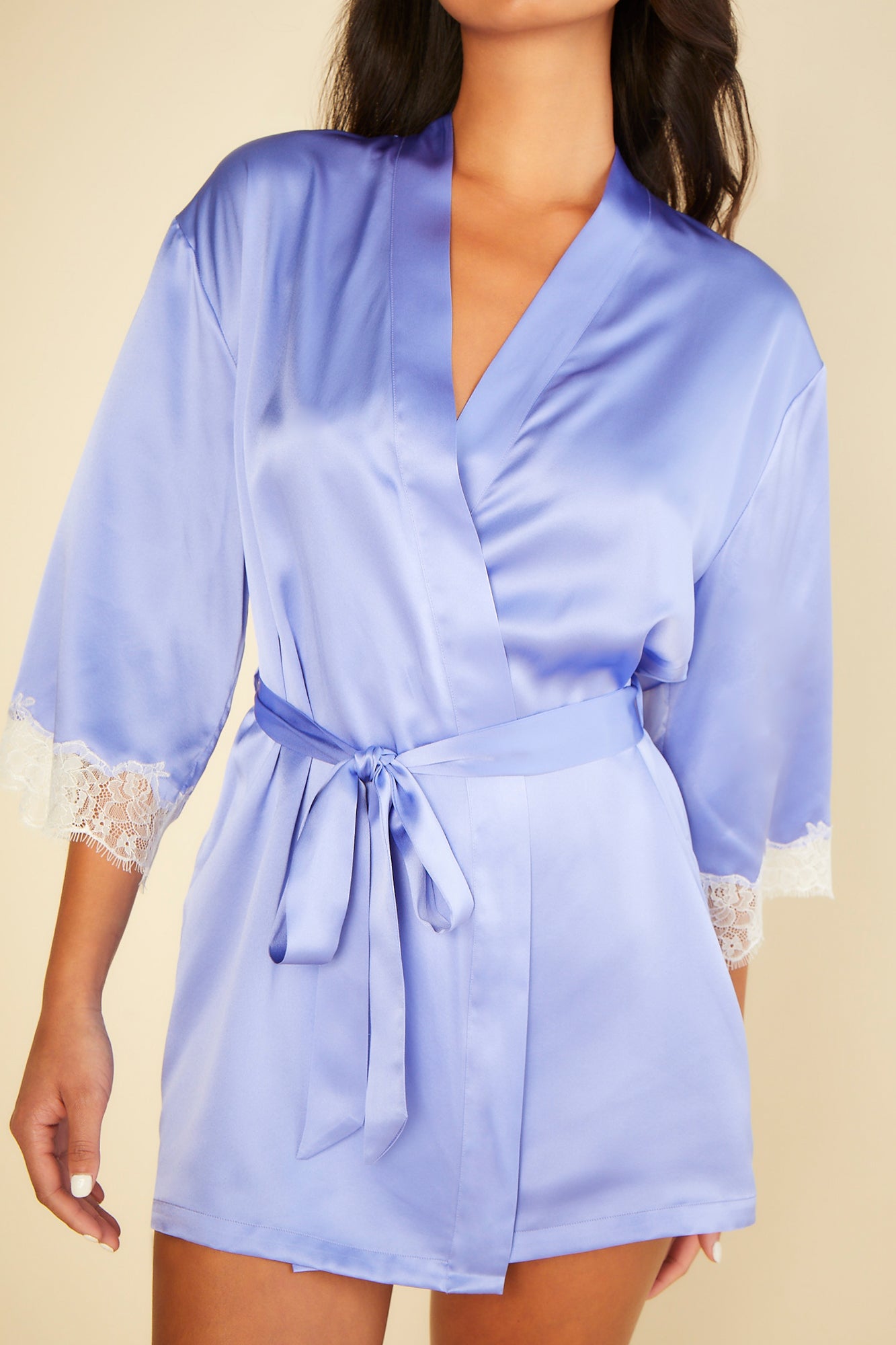 Bleue Robe De Chambre - Charlotte Robe Short Cosabella X Journelle Charlotte