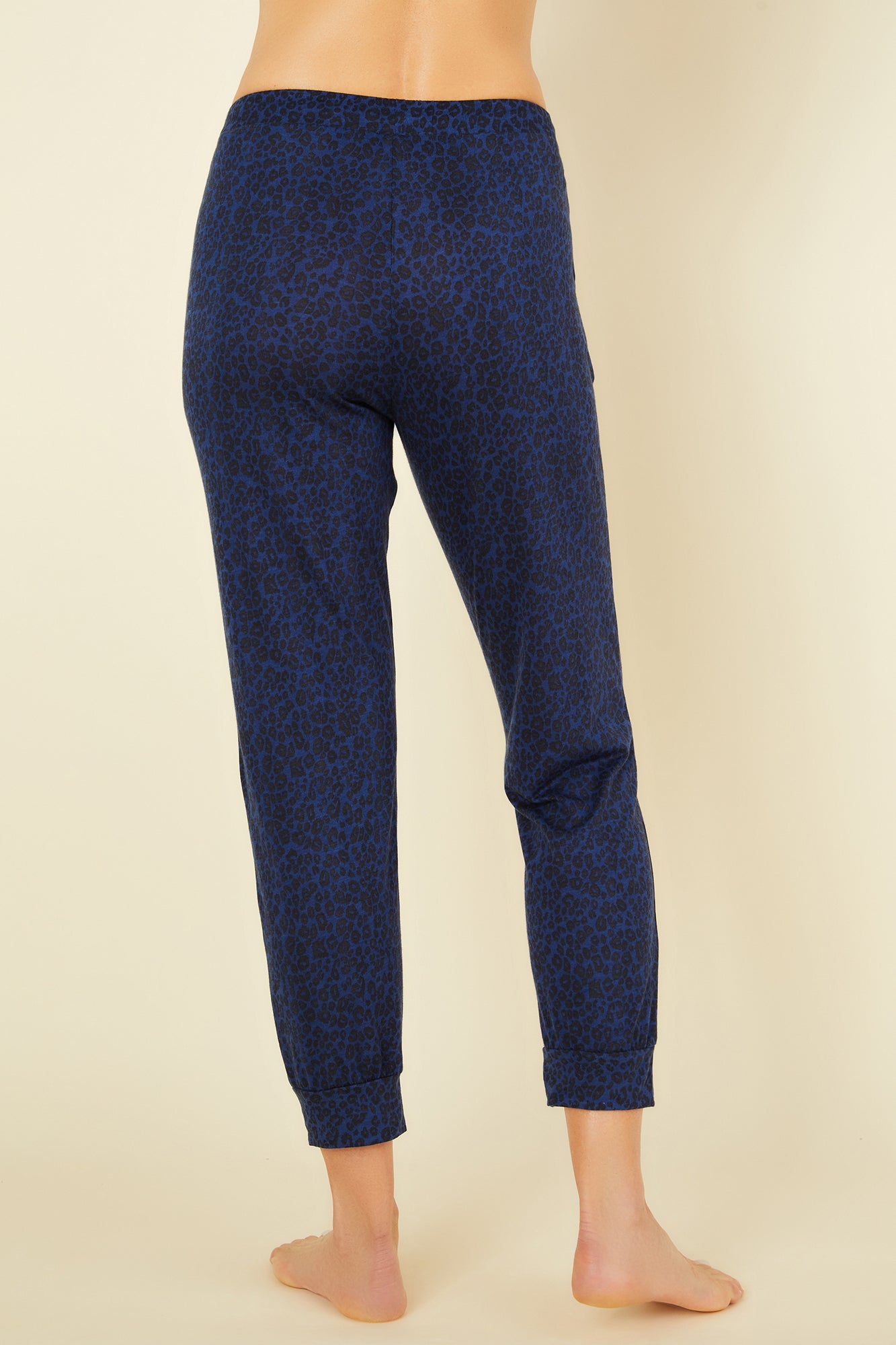 Bleue Ensemble - Kendall Caraco Et Jogging À Imprimés