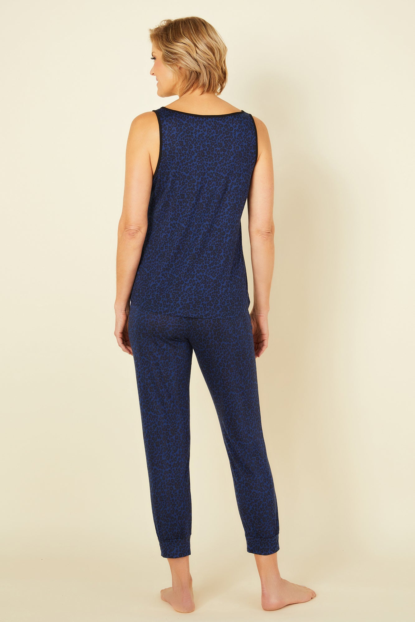 Blau Set - Kendall Bedrucktes Oberteil Und Hose