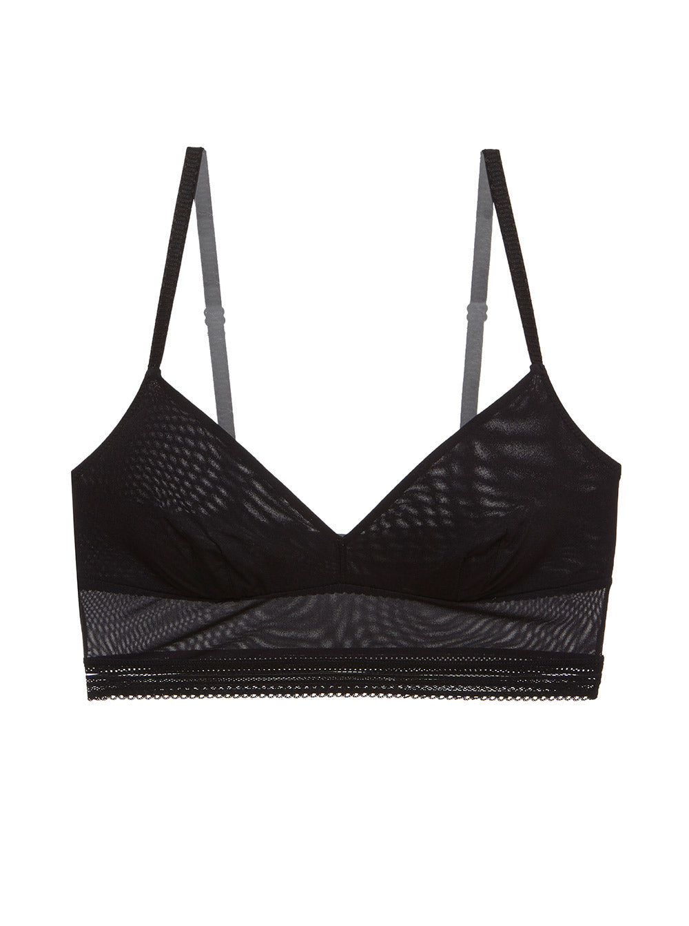 Negro Bralette - Laced In Aire Laced In Aire - Bralette Estilo Bustier