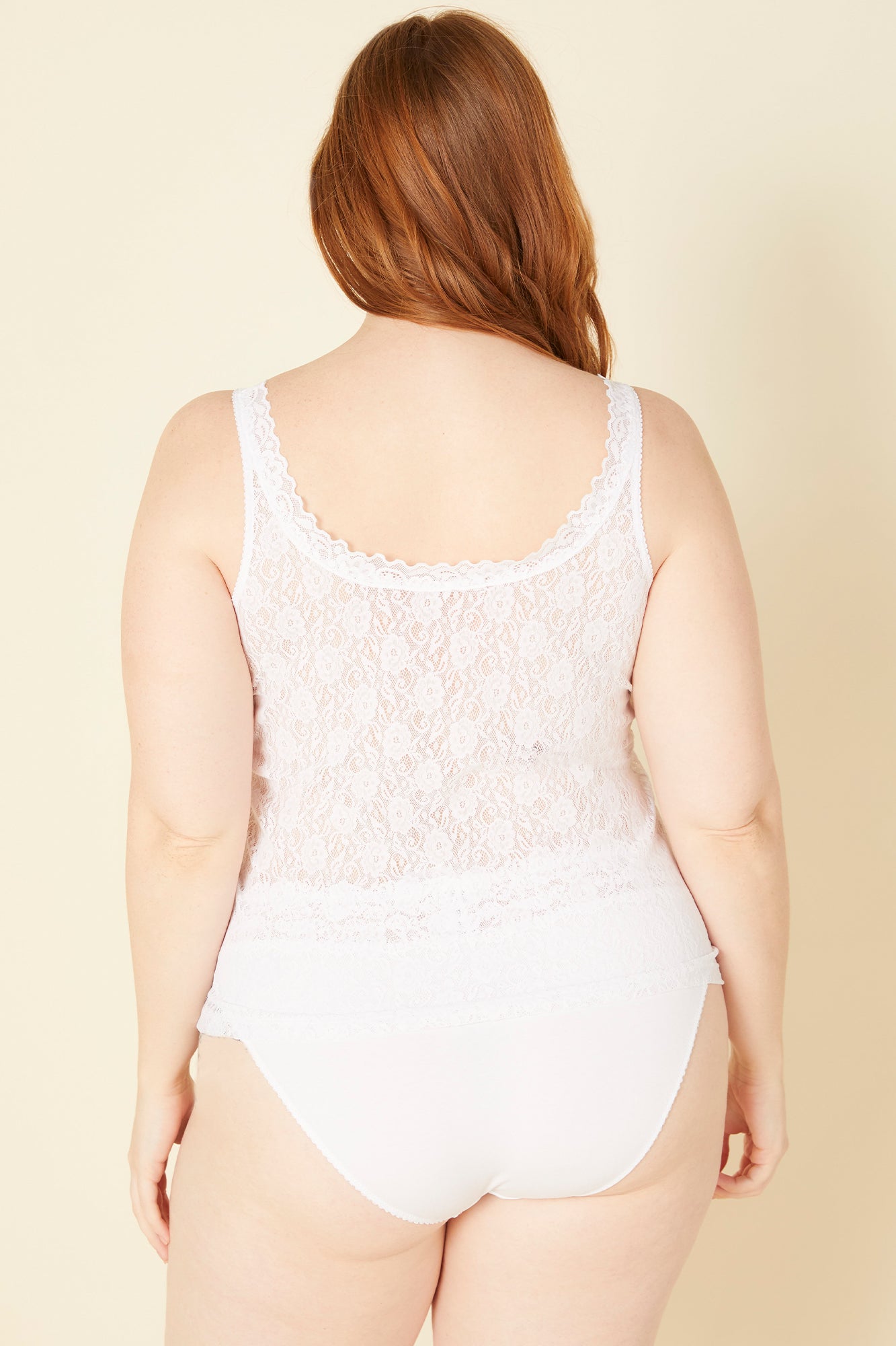 Blanc Culotte Style Bikini - Cosabella Amore Love Culotte Style Bikini - Grande Taille