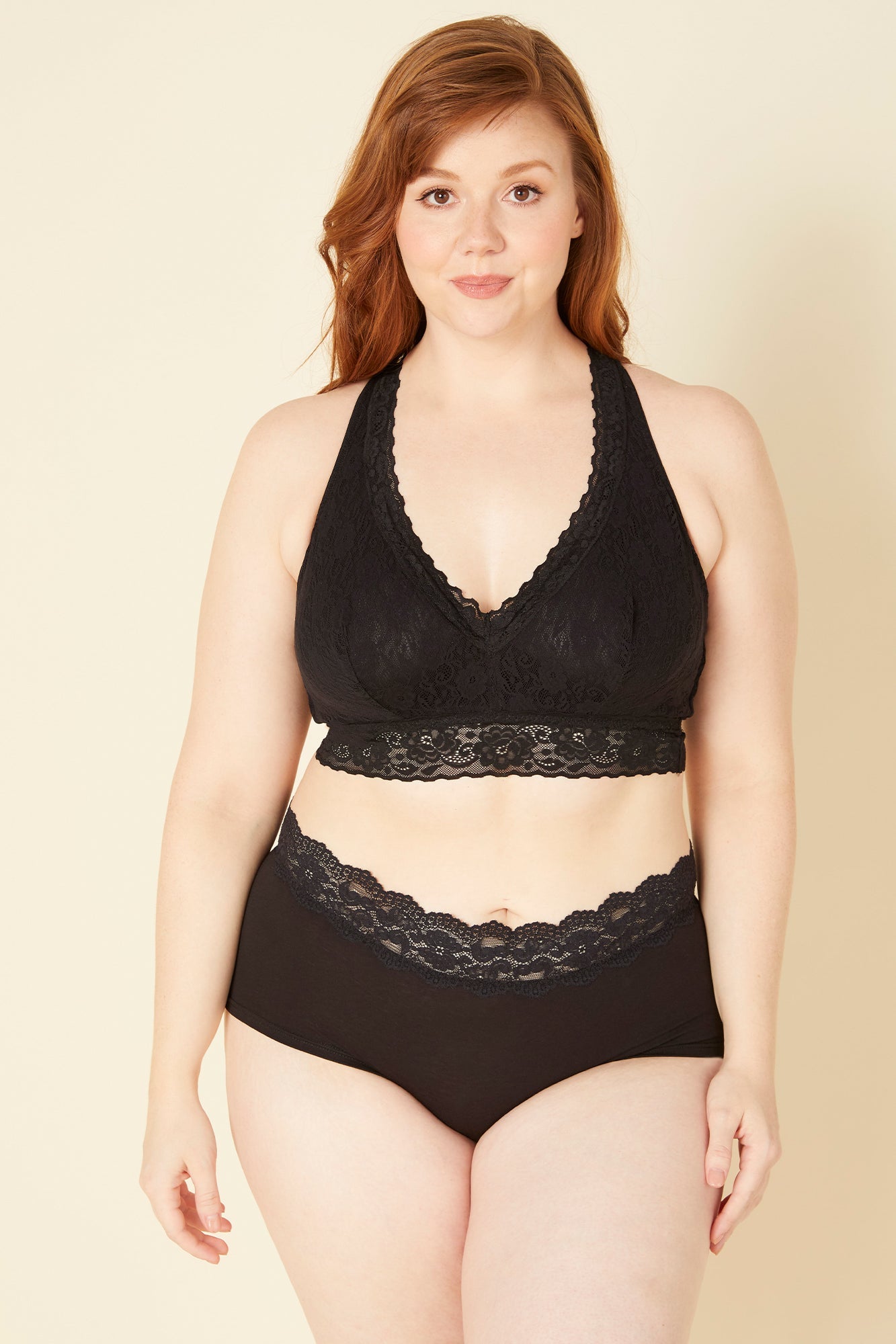 Black Hot Pant - Cosabella Amore Love Extended Boyshort