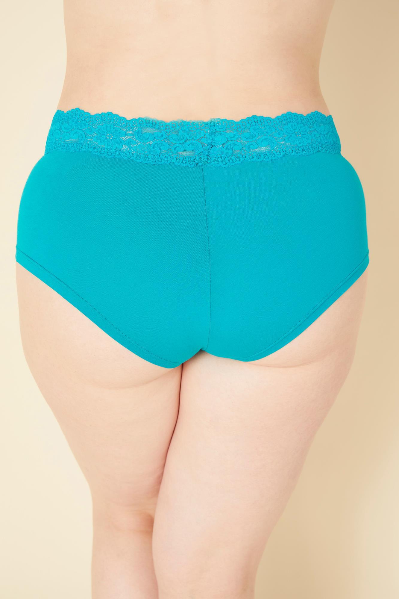 Grün Hotpants - Cosabella Amore Love Übergröße Tief Sitzender Panty