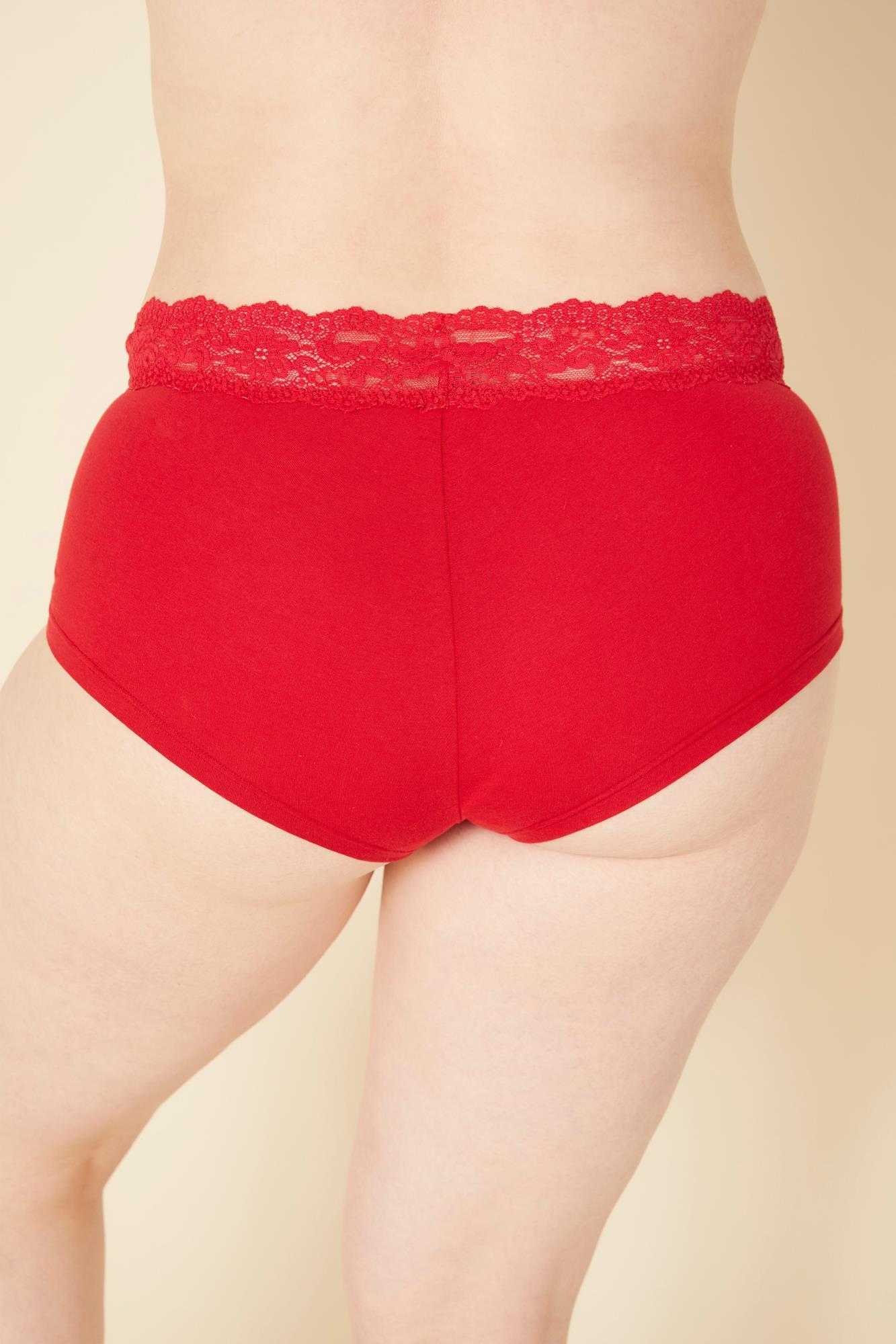 Rouge Shorty - Cosabella Amore Love Shorty Taille Basse - Grande Taille