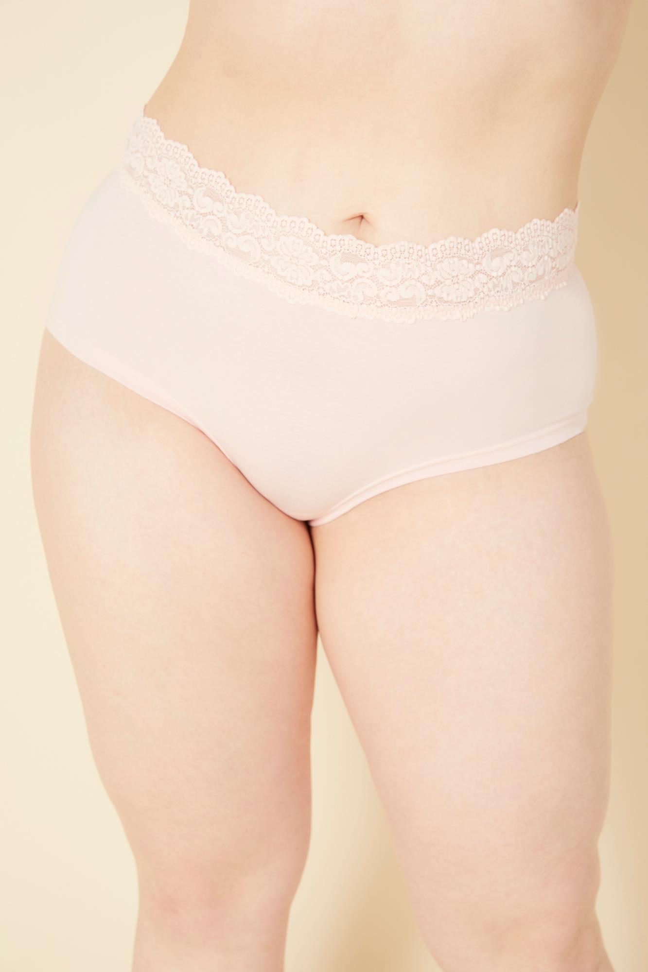 Rosa Hotpants - Cosabella Amore Love Übergröße Tief Sitzender Panty