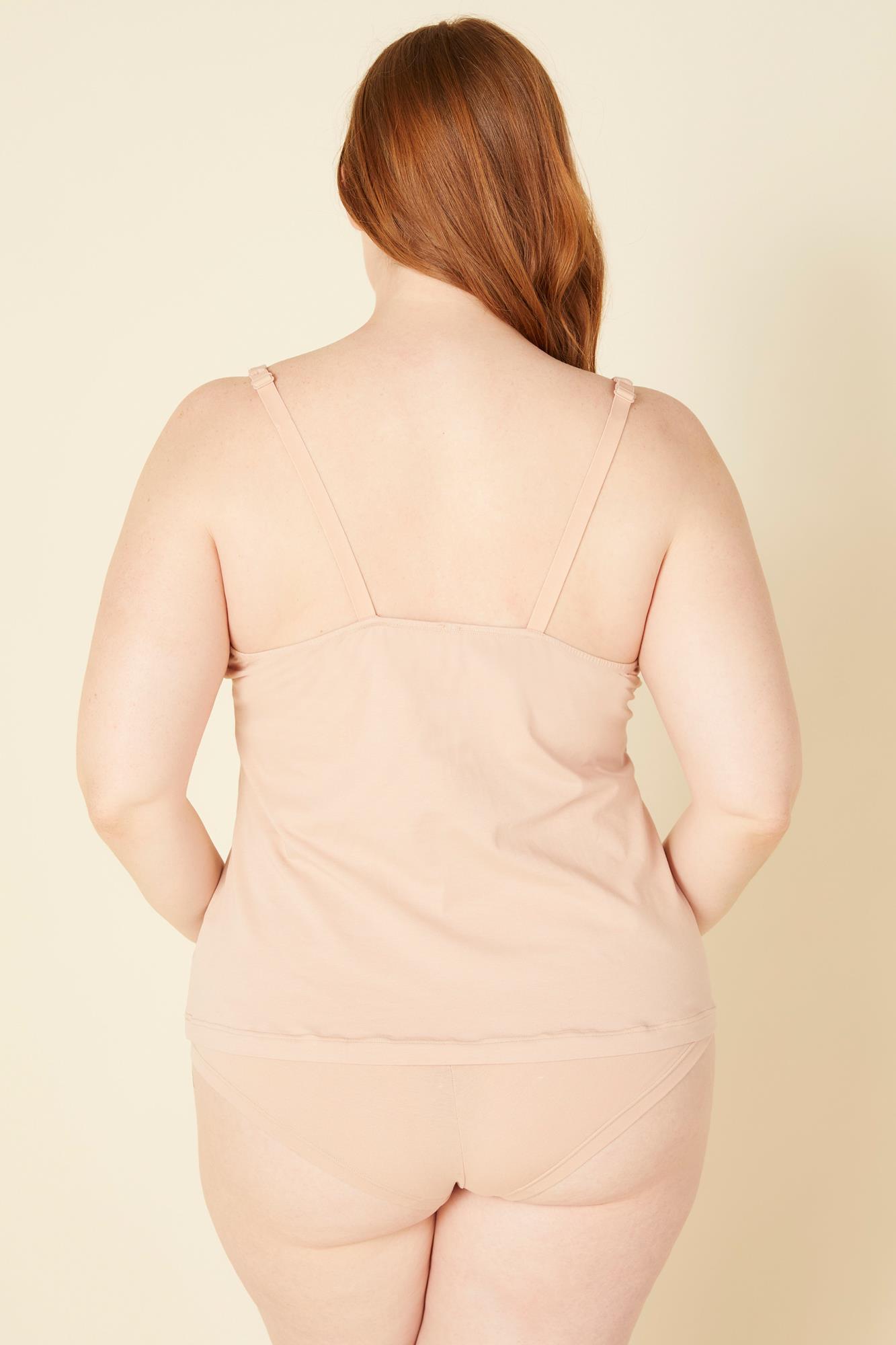 Braun Hemdchen - Cosabella Amore Love Übergröße Camisole