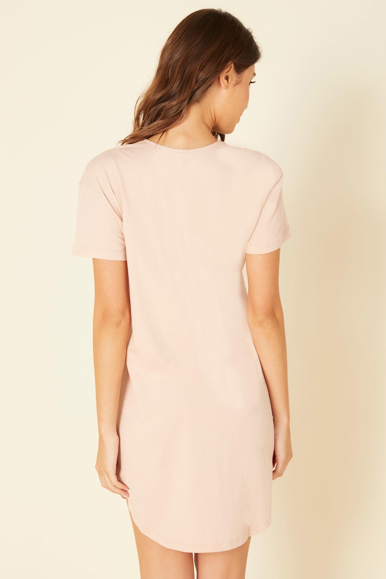 Beige Shirt - Cosabella Amore Love Sleep Shirt