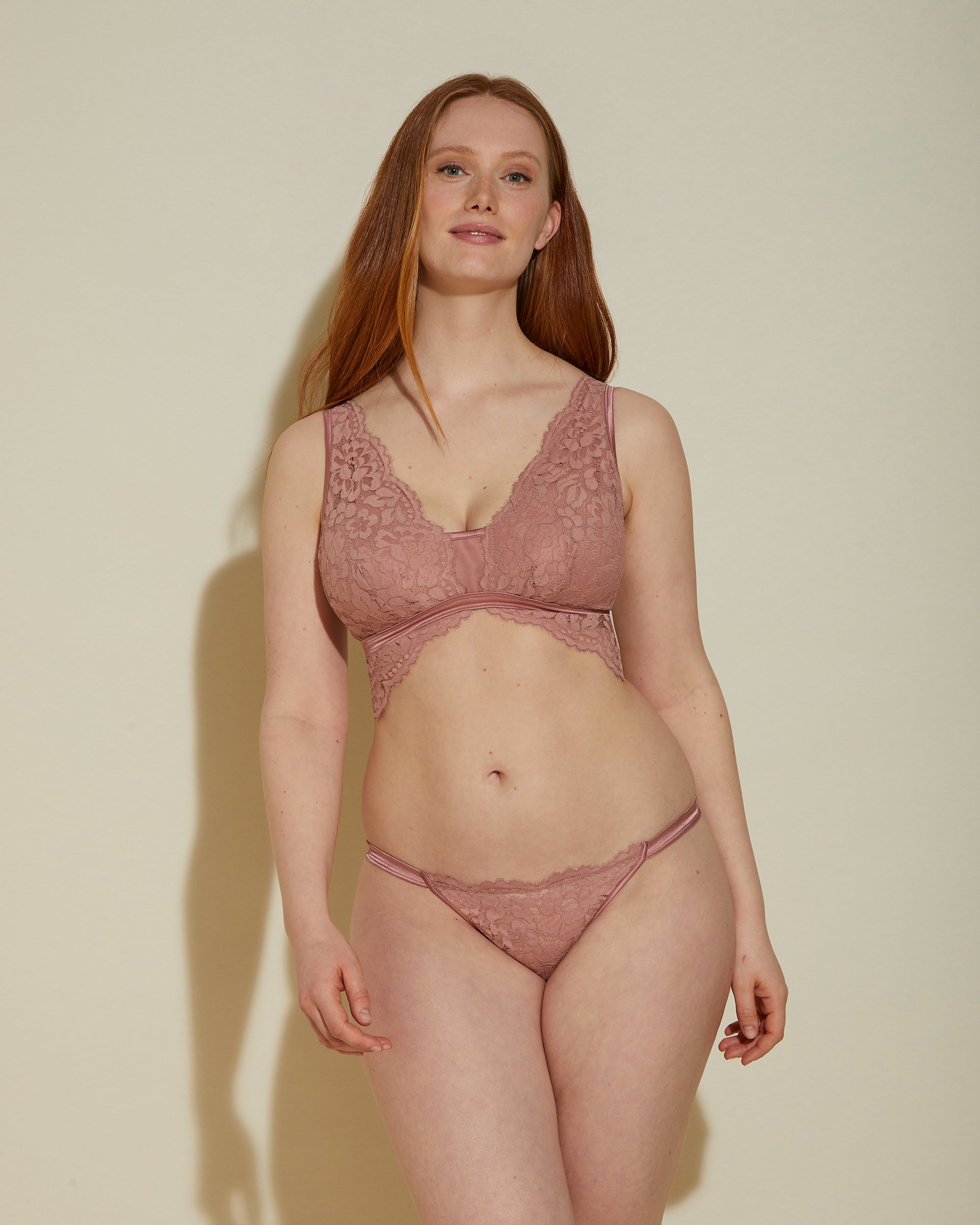 Pink Bikini - Magnolia String Bikini