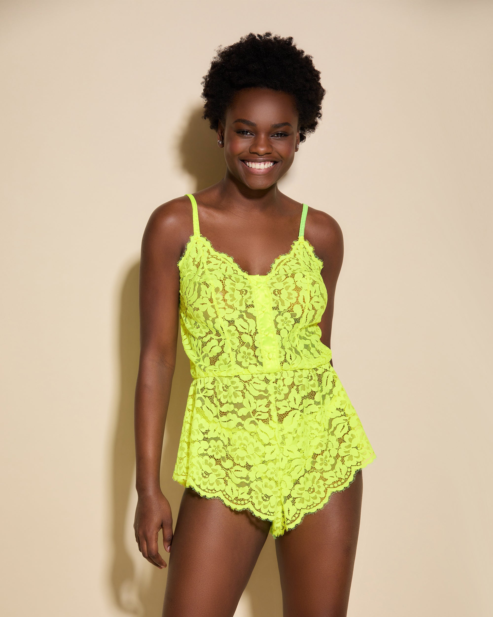 Yellow Teddy - Magnolia Romper