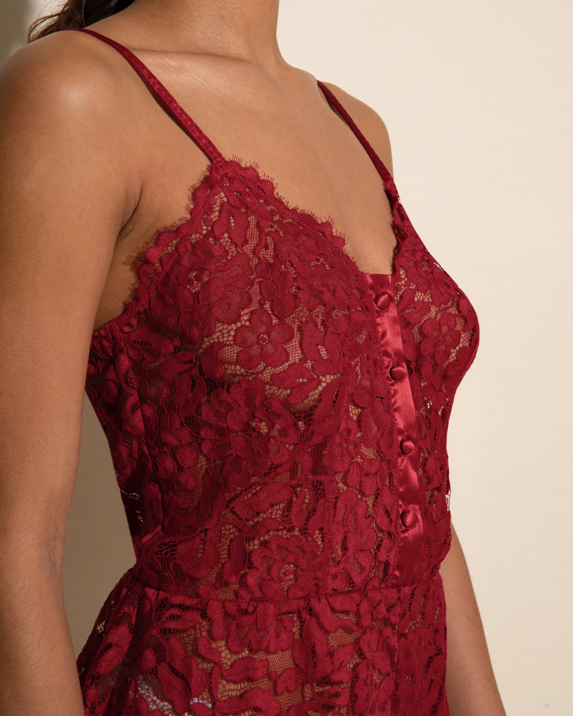 Red Teddy - Magnolia Romper