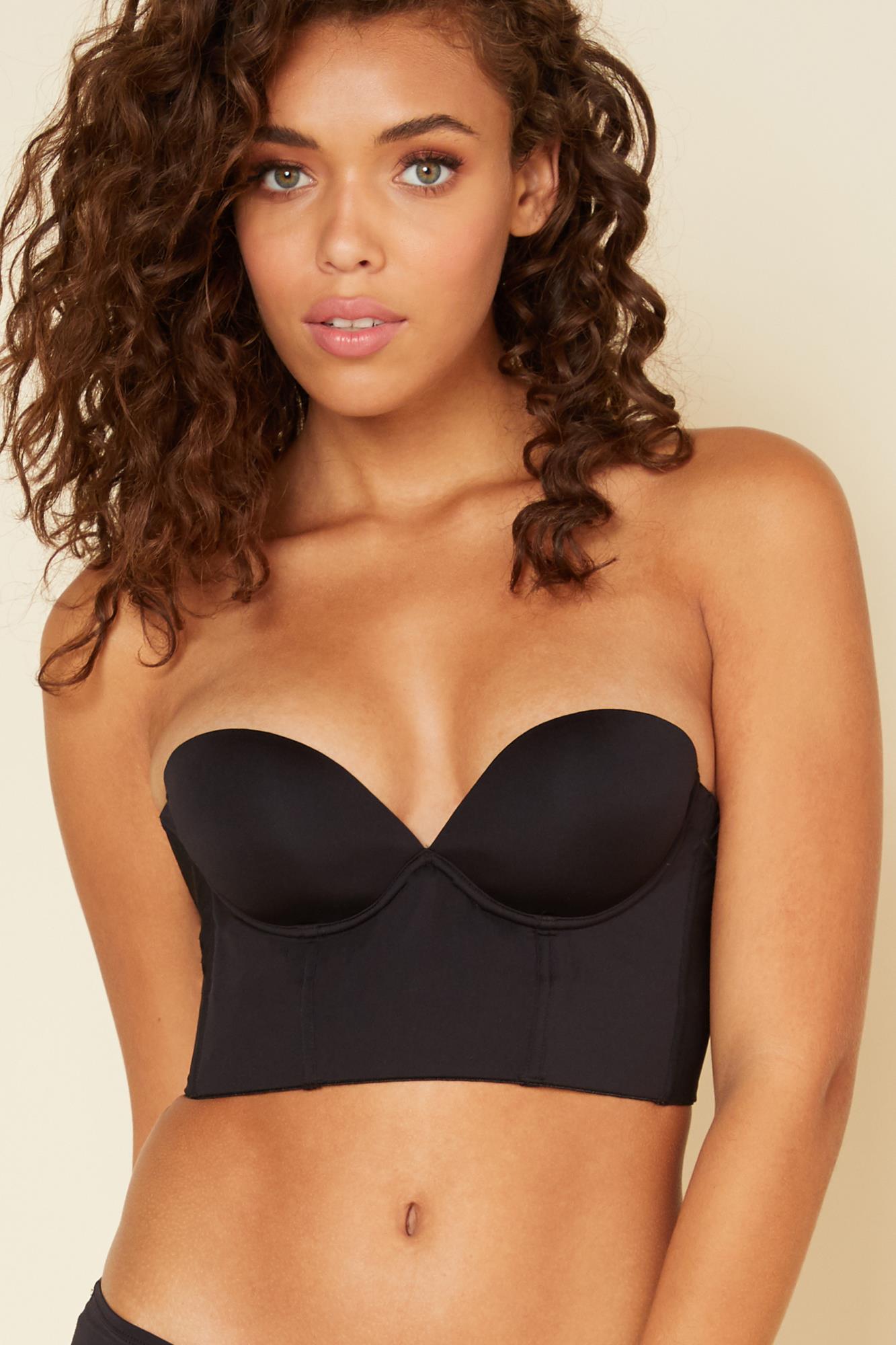 Black Bra - Marni Strapless Plunge Bra