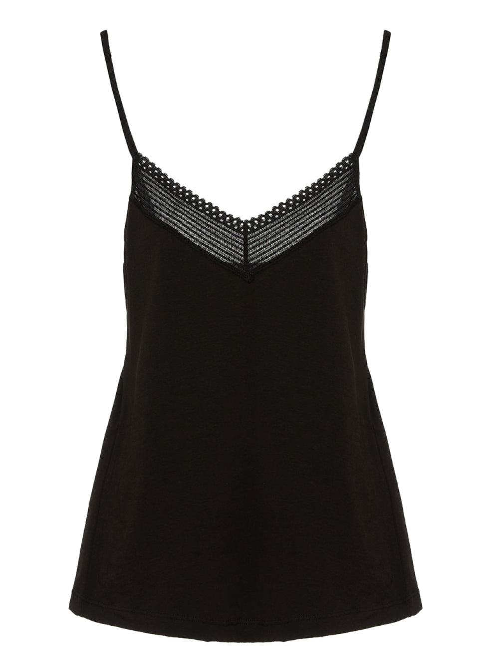 Schwarz Hemdchen - Melody V-Neck Camisole