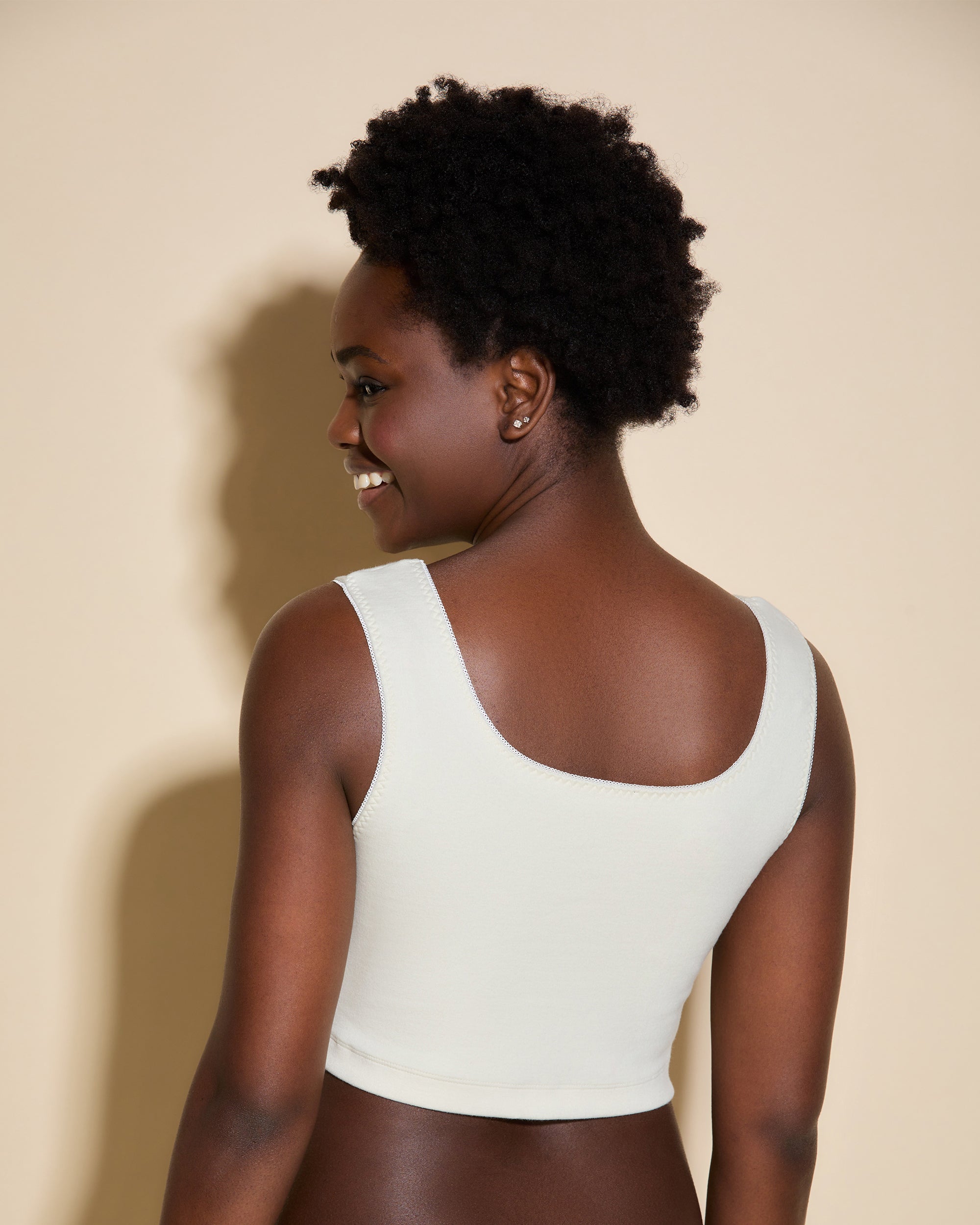 White Top - Michi Low Cut Crop Tank