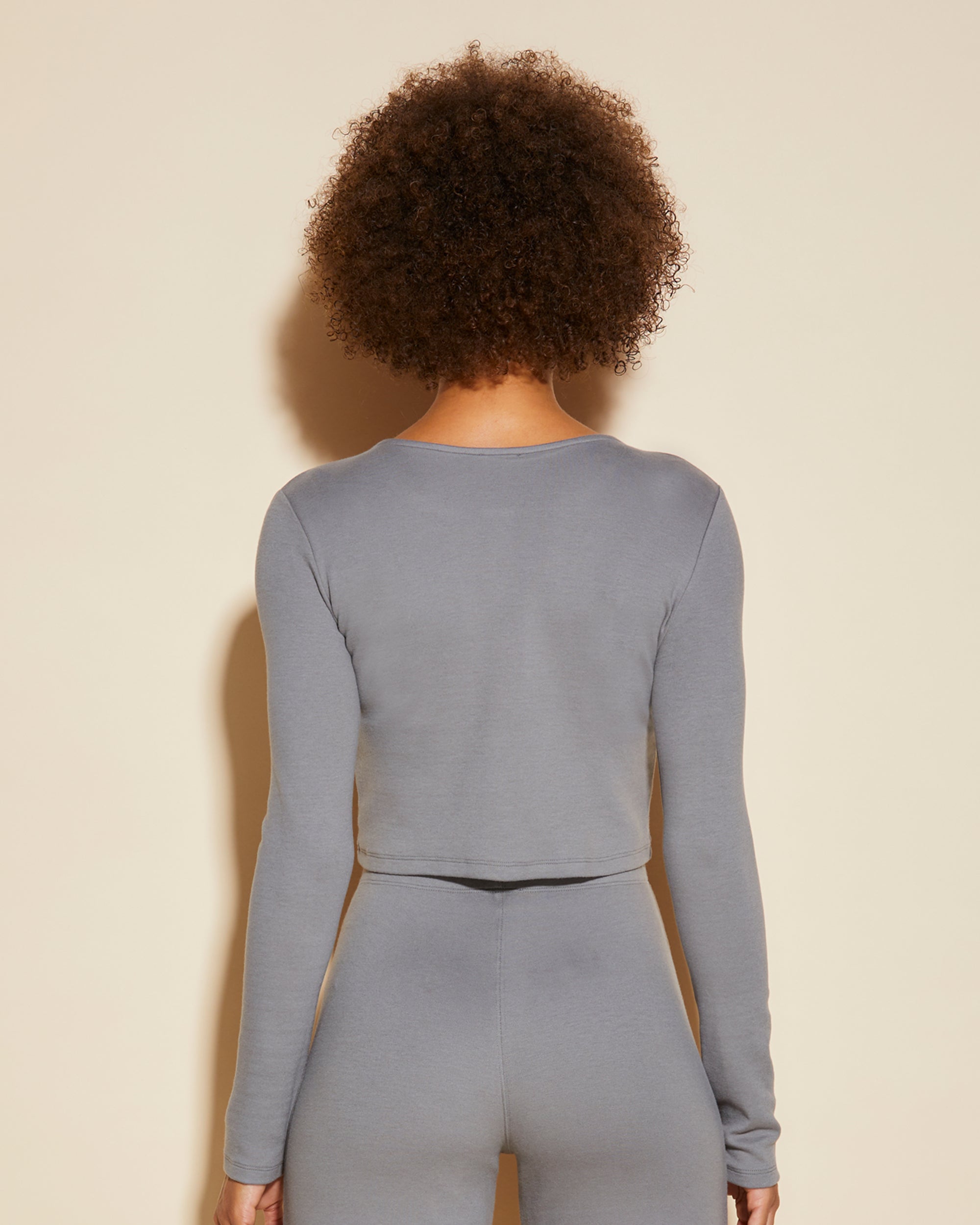 Gray Cardigan - Michi Cropped Cardigan