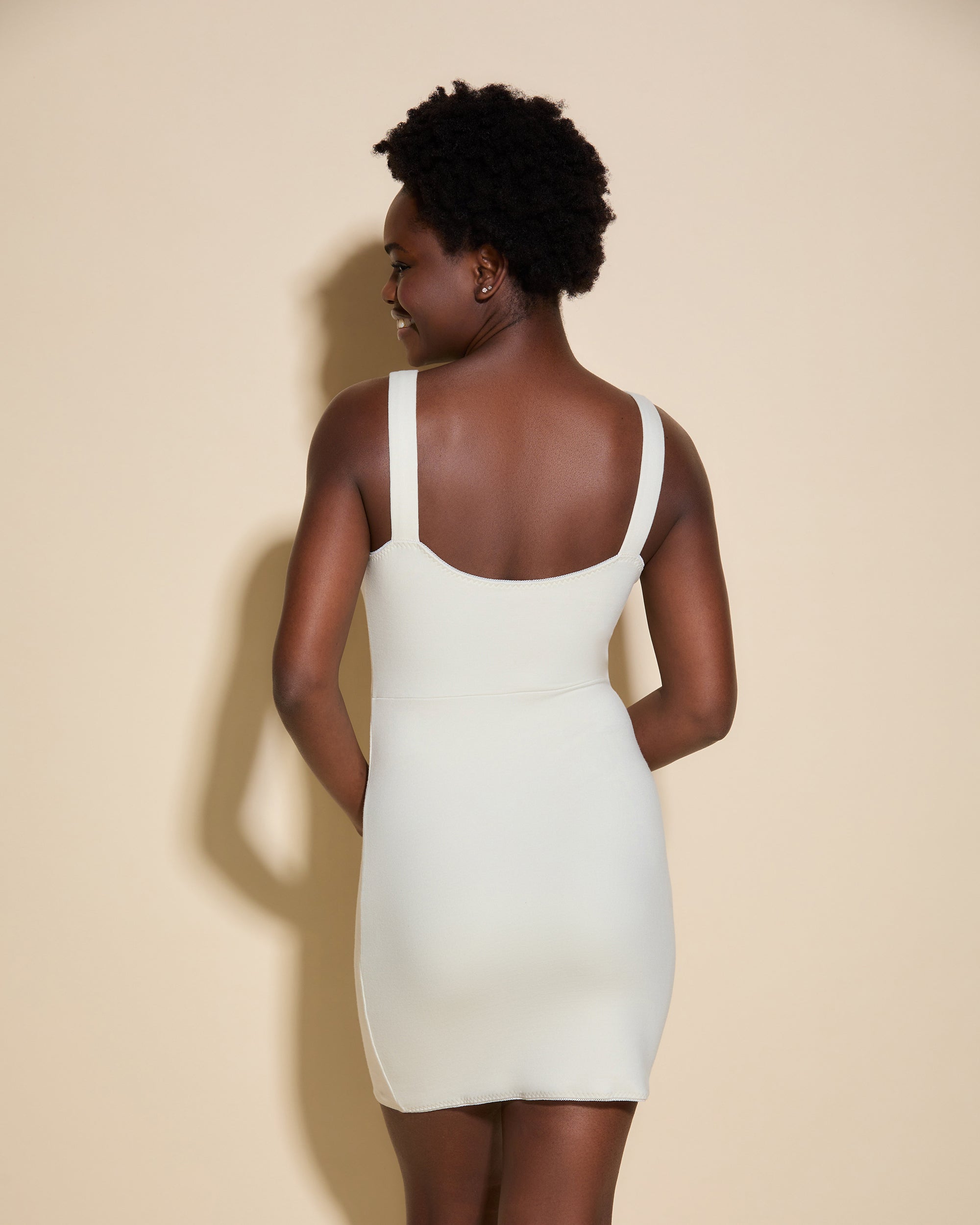 Weiß Kleid - Michi Cami-Minikleid