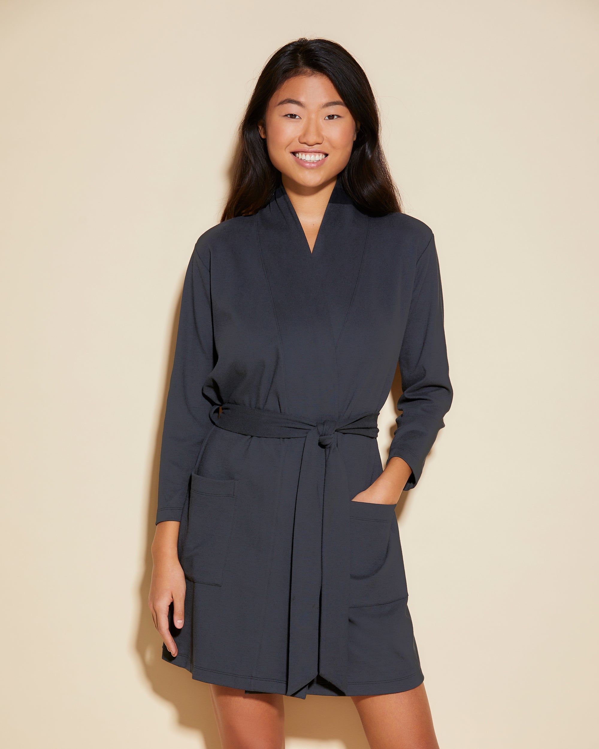 Black Cardigan - Michi Robe Cardigan