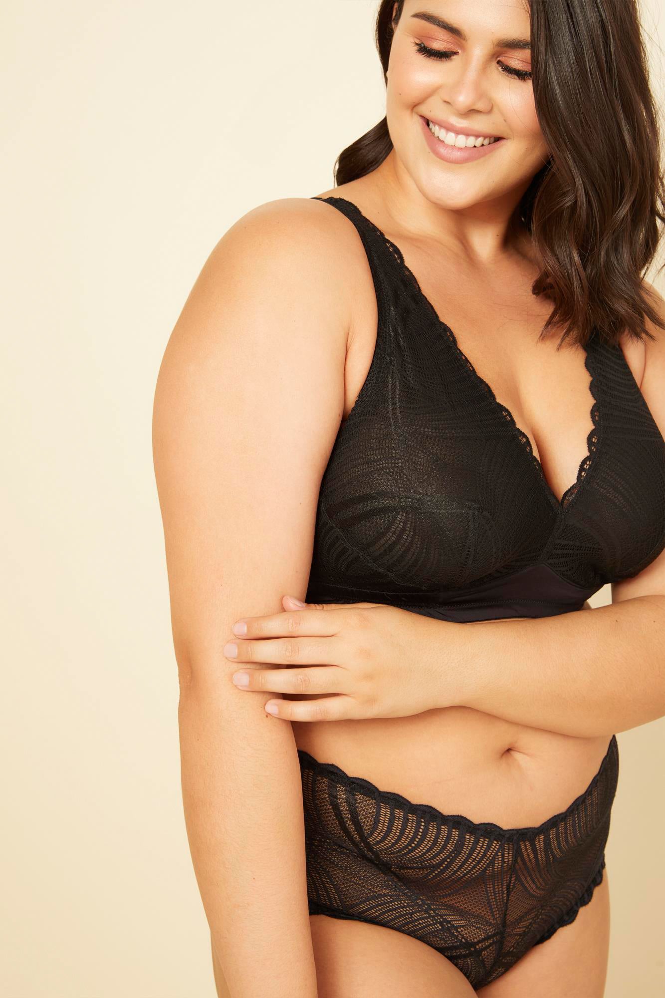 Noir Shorty - Minoa Shorty Taille Basse - Grande Taille