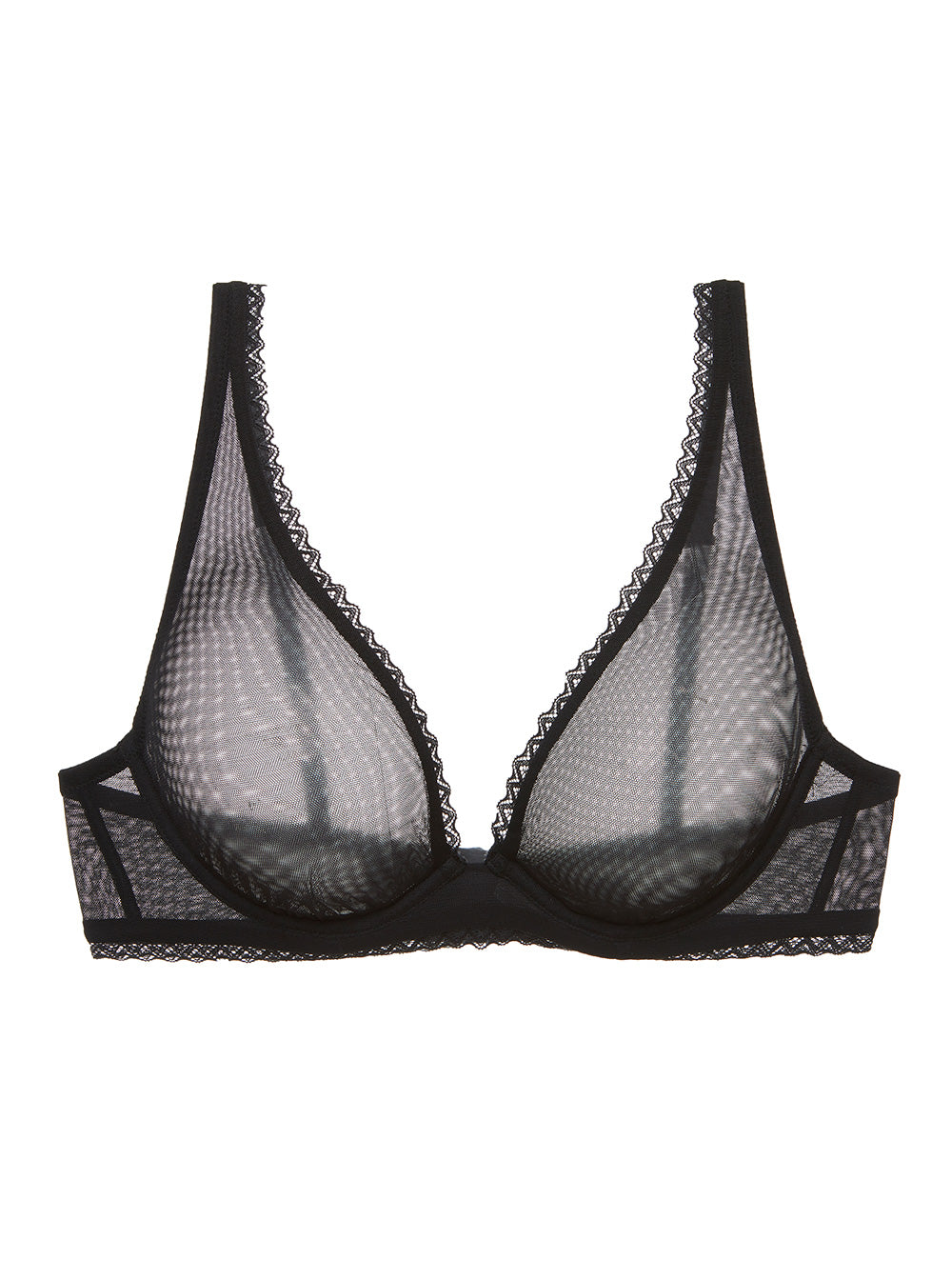 Nero Corpetti, Mesh Temptation Reggiseno Con Ferretto