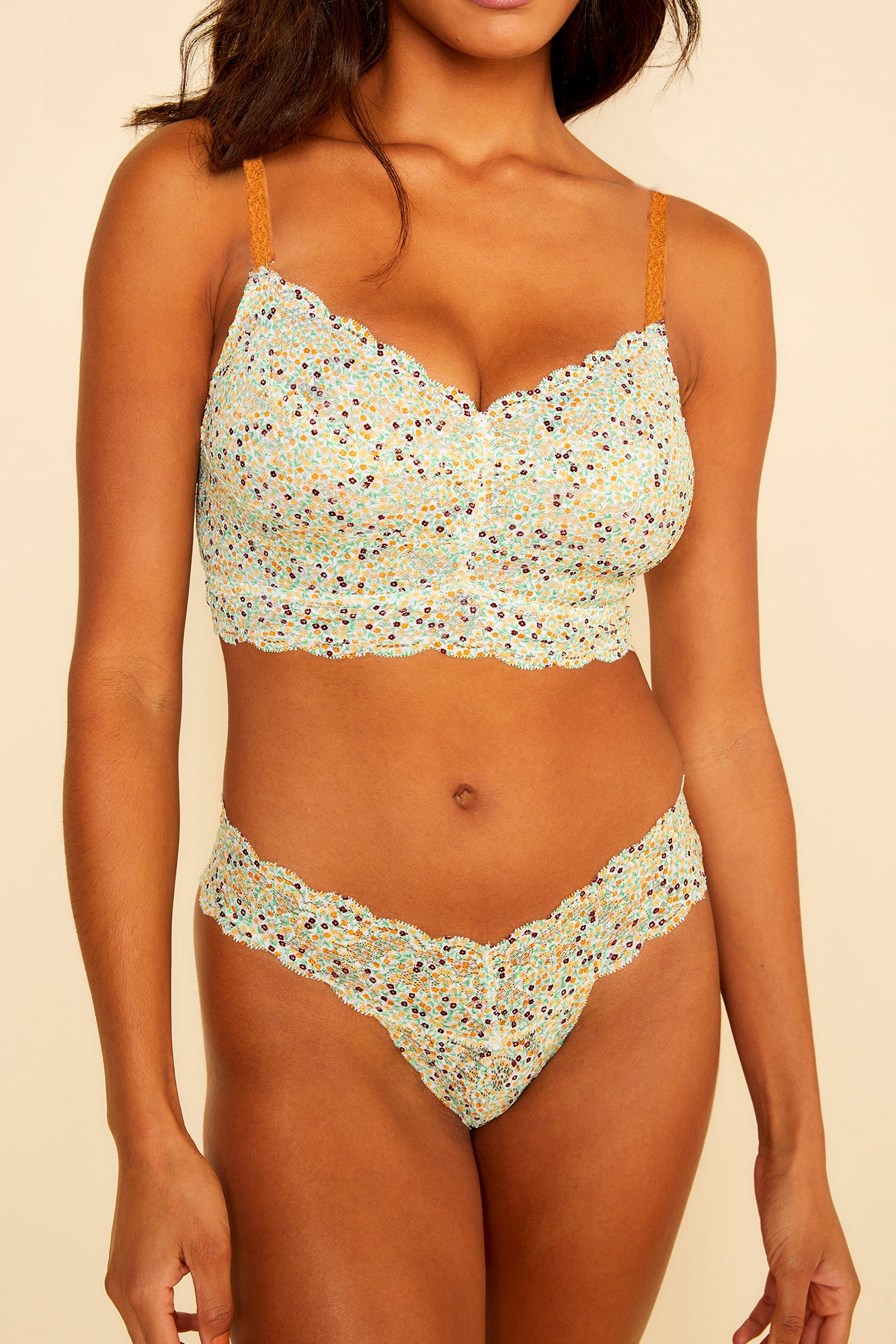 Rouge String - Never Say Never Printed Tanga Taille Basse Cutie